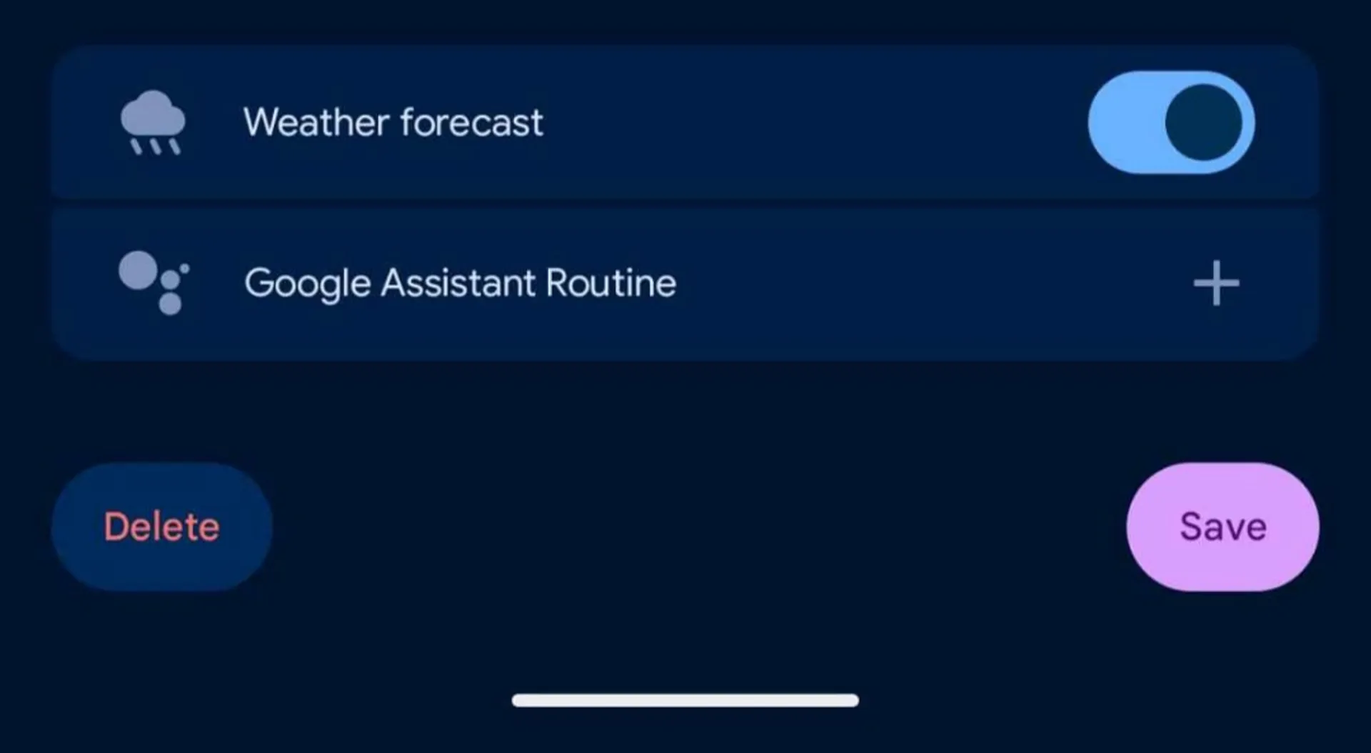 تنظیمات اپلیکیشن Google Clock
