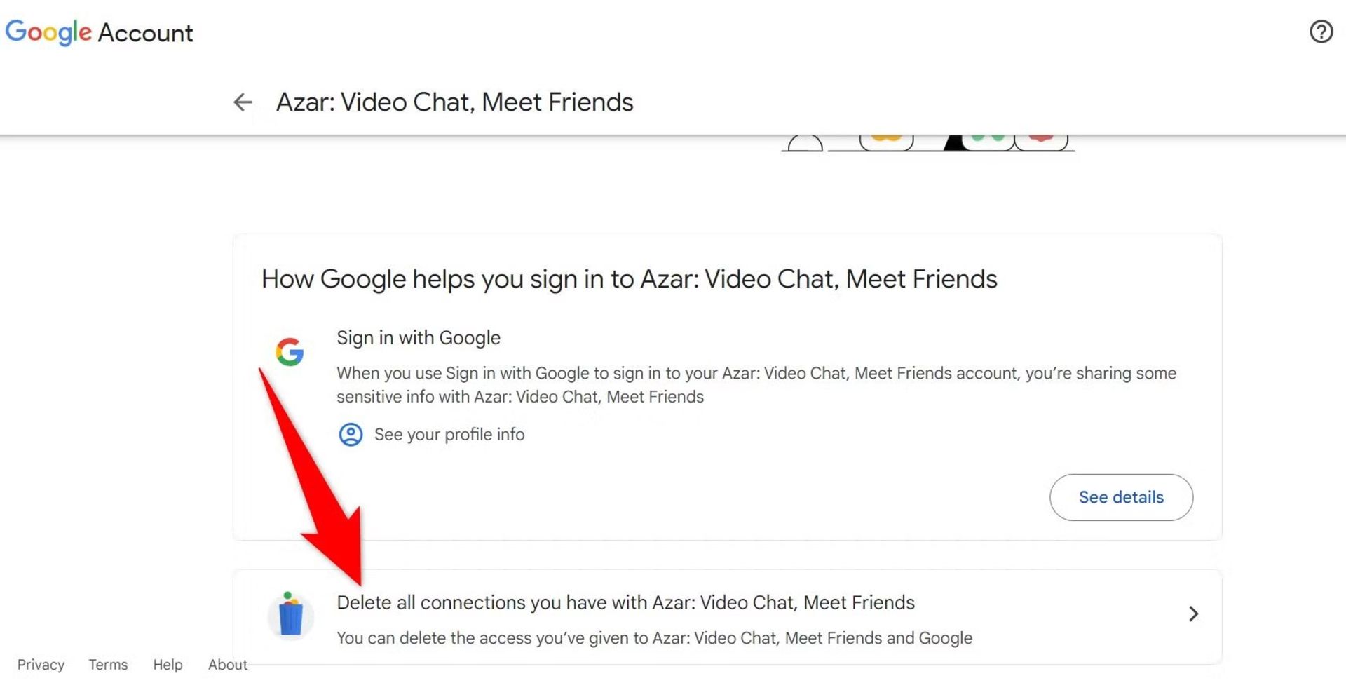 حذف دسترسی اپلیکیشن ها به داده های گوگل