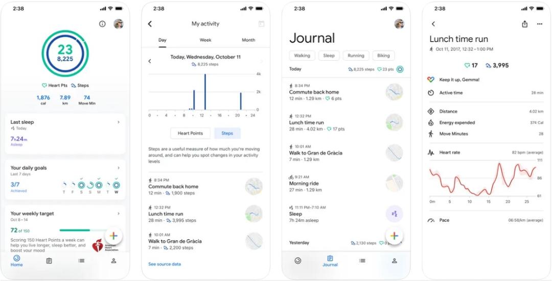 برنامه Google Fit