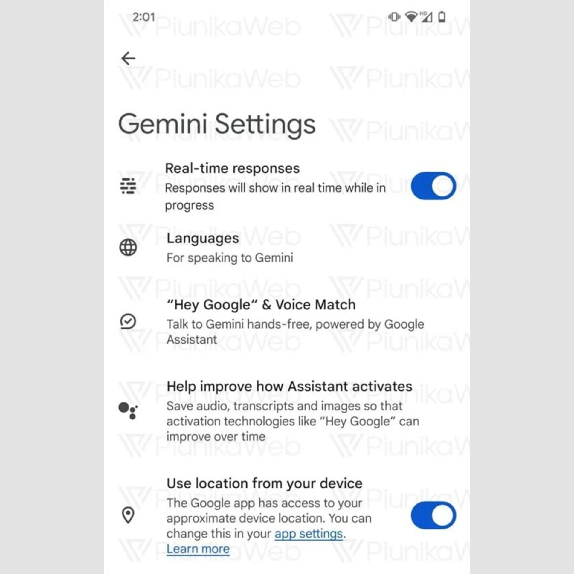 پاسخ بی‌درنگ دستیار جمنای گوگل