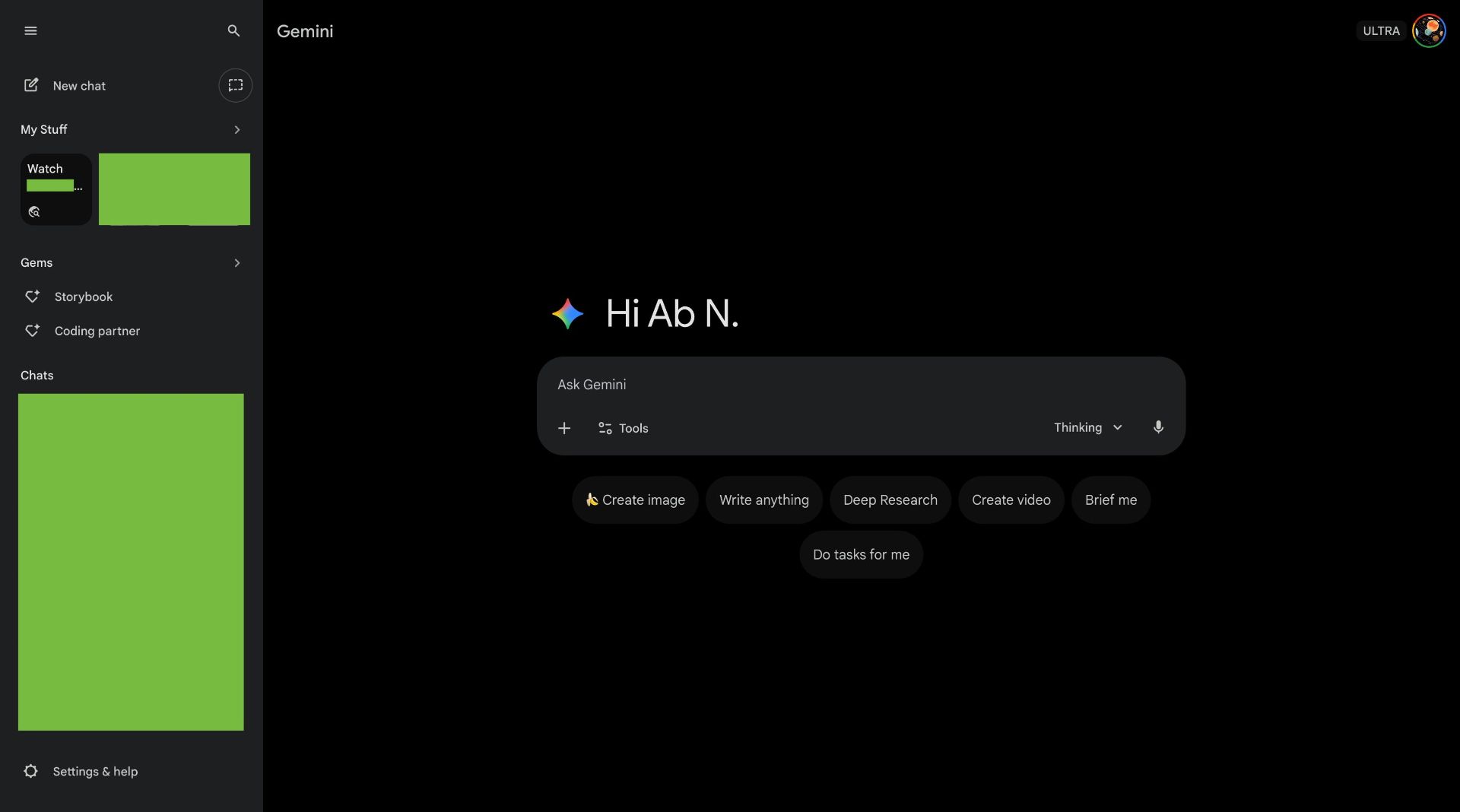 طراحی جدید نسخه‌ی وب جمنای