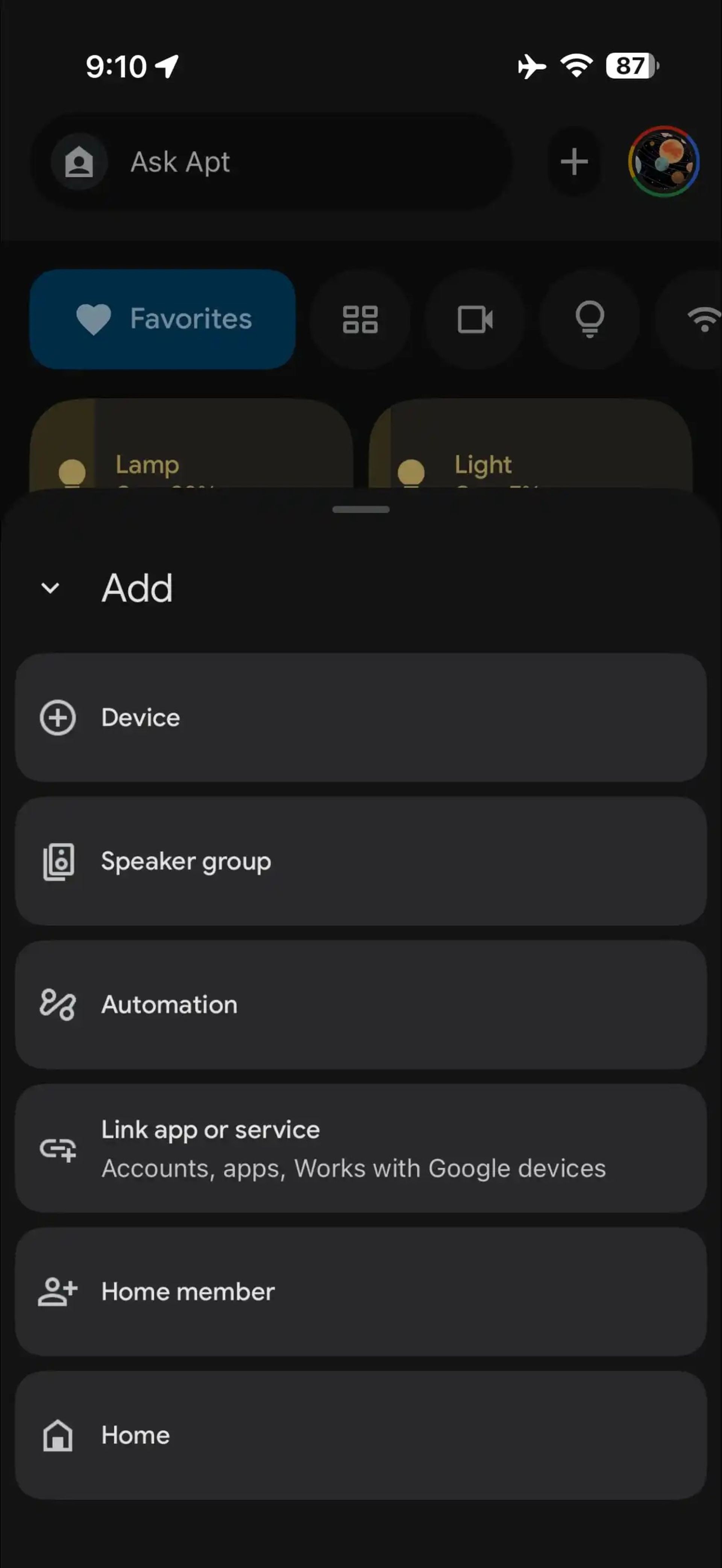 نسخه جدید اپ Google Home برای آیفون
