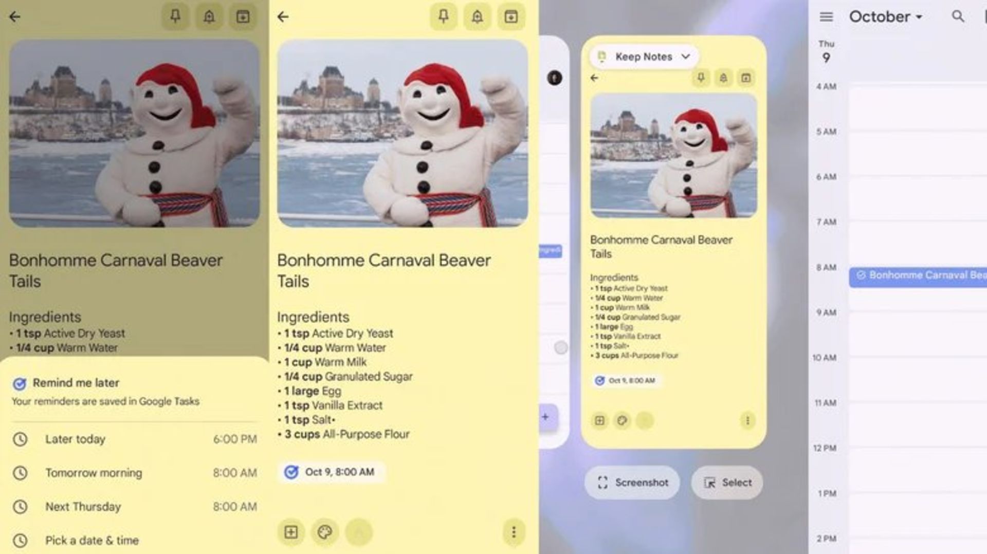 یکپارچه شدن گوگل Keep و Tasks