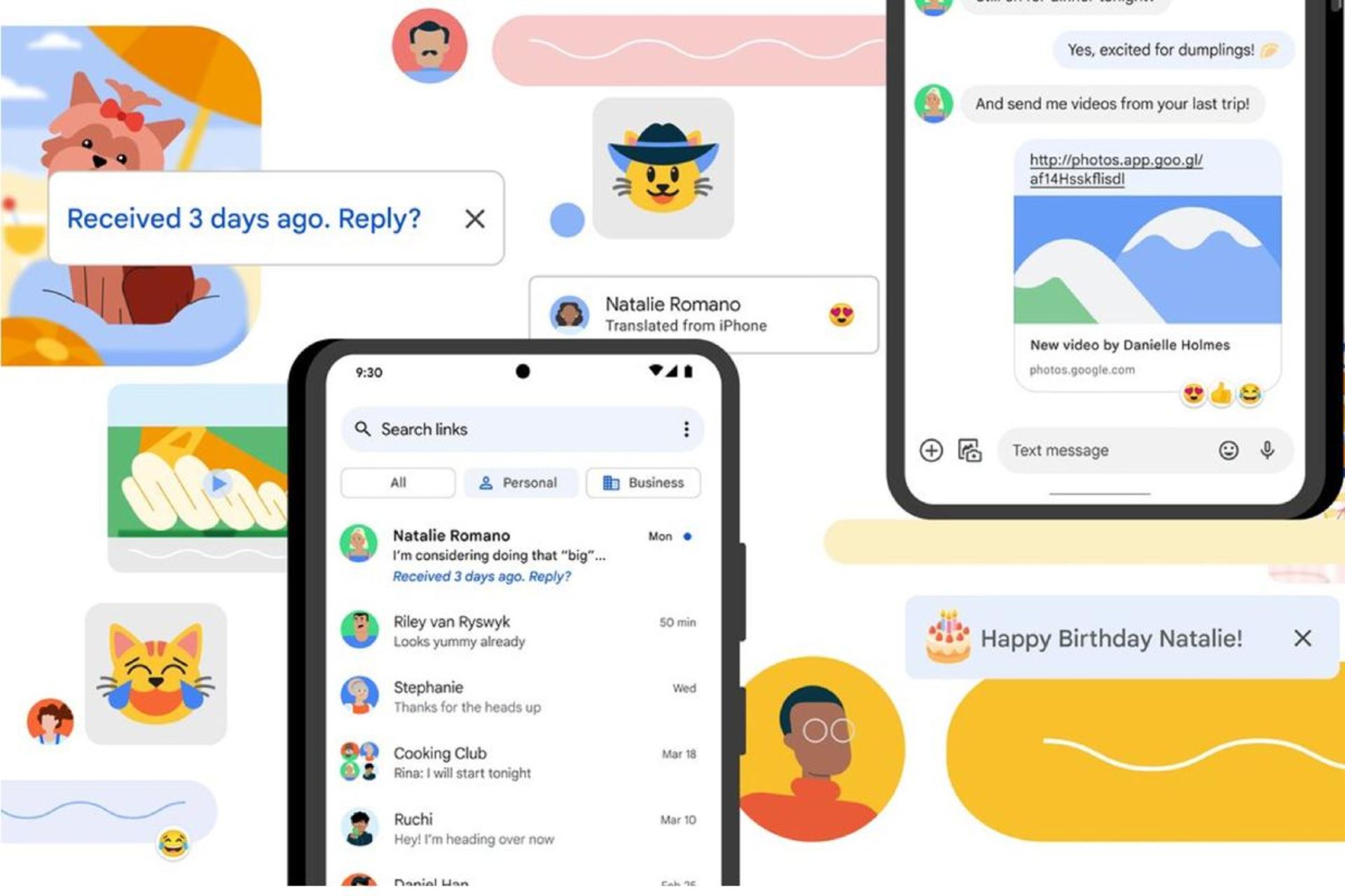 برنامه Google Messages