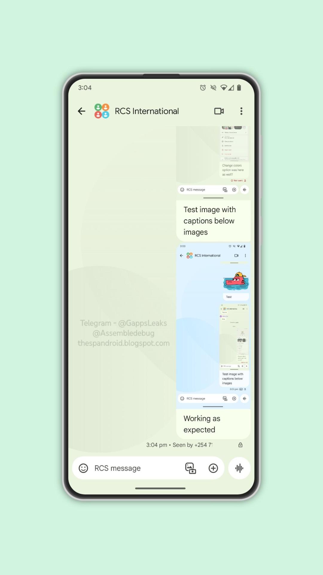قابلیت نوشتن عنوان برای عکس‌ها در Google Messages
