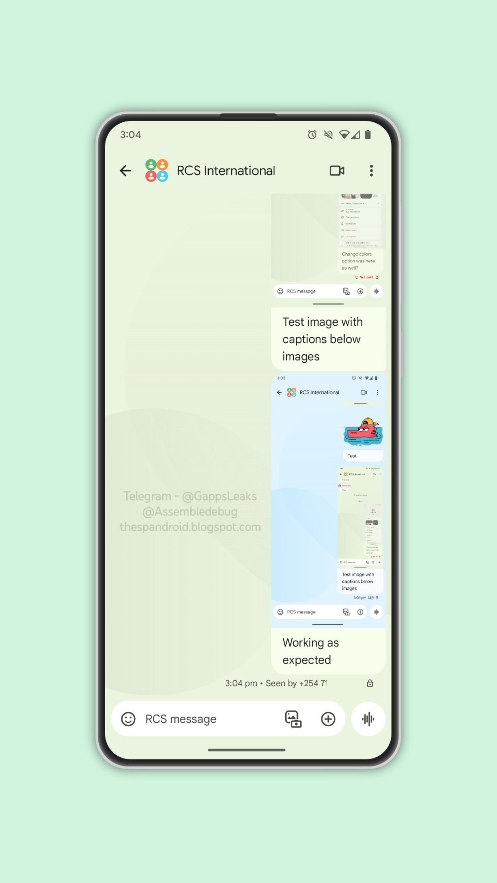 قابلیت نوشتن عنوان برای عکس‌ها در Google Messages