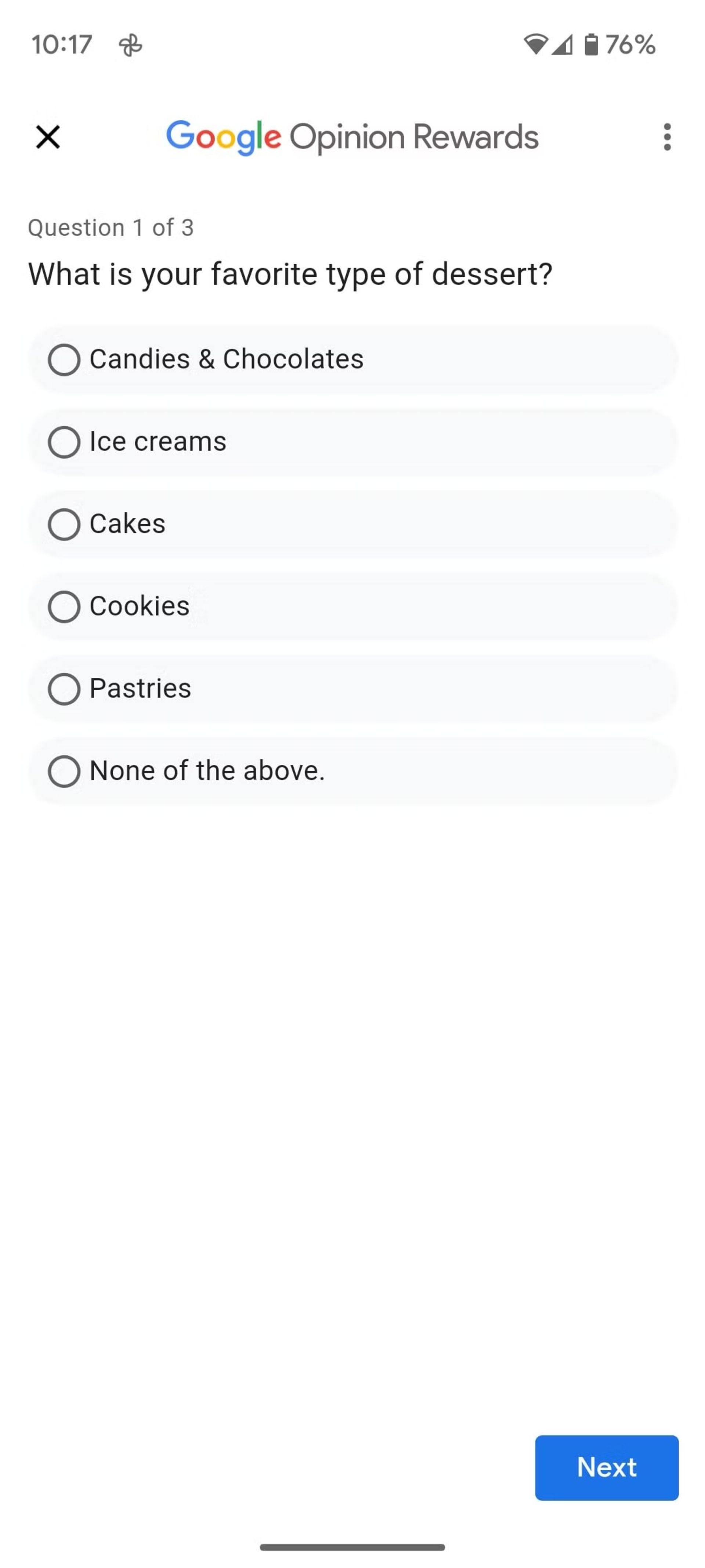 اپلیکیشن Google Opinion Reward