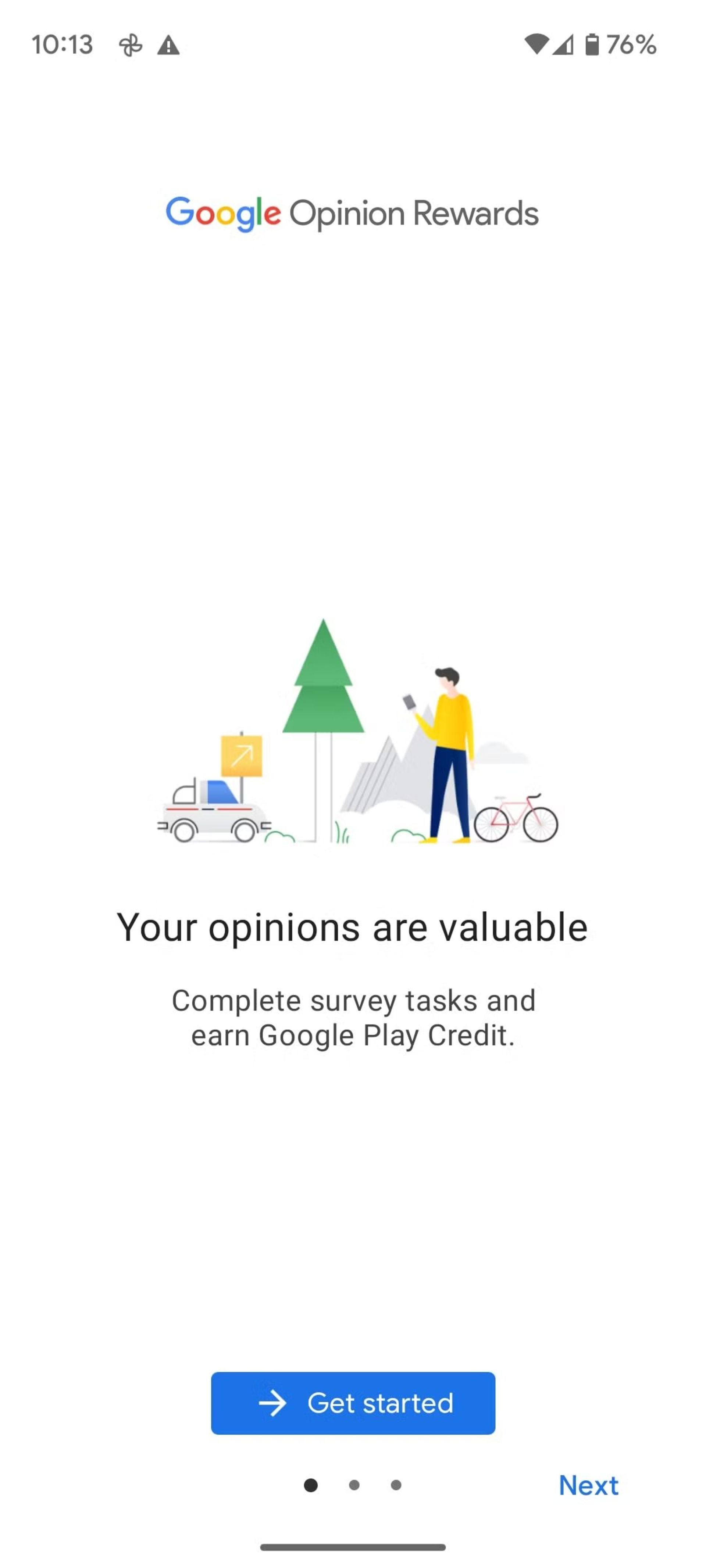 اپلیکیشن Google Opinion Reward