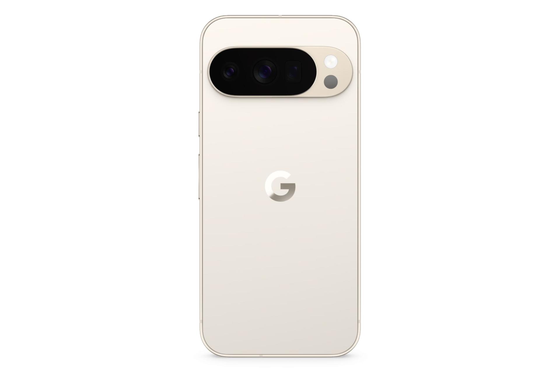 پنل پشت و چینش دوربین گوشی موبایل پیکسل 10 پرو گوگل کرم رنگ / Google Pixel 10 Pro