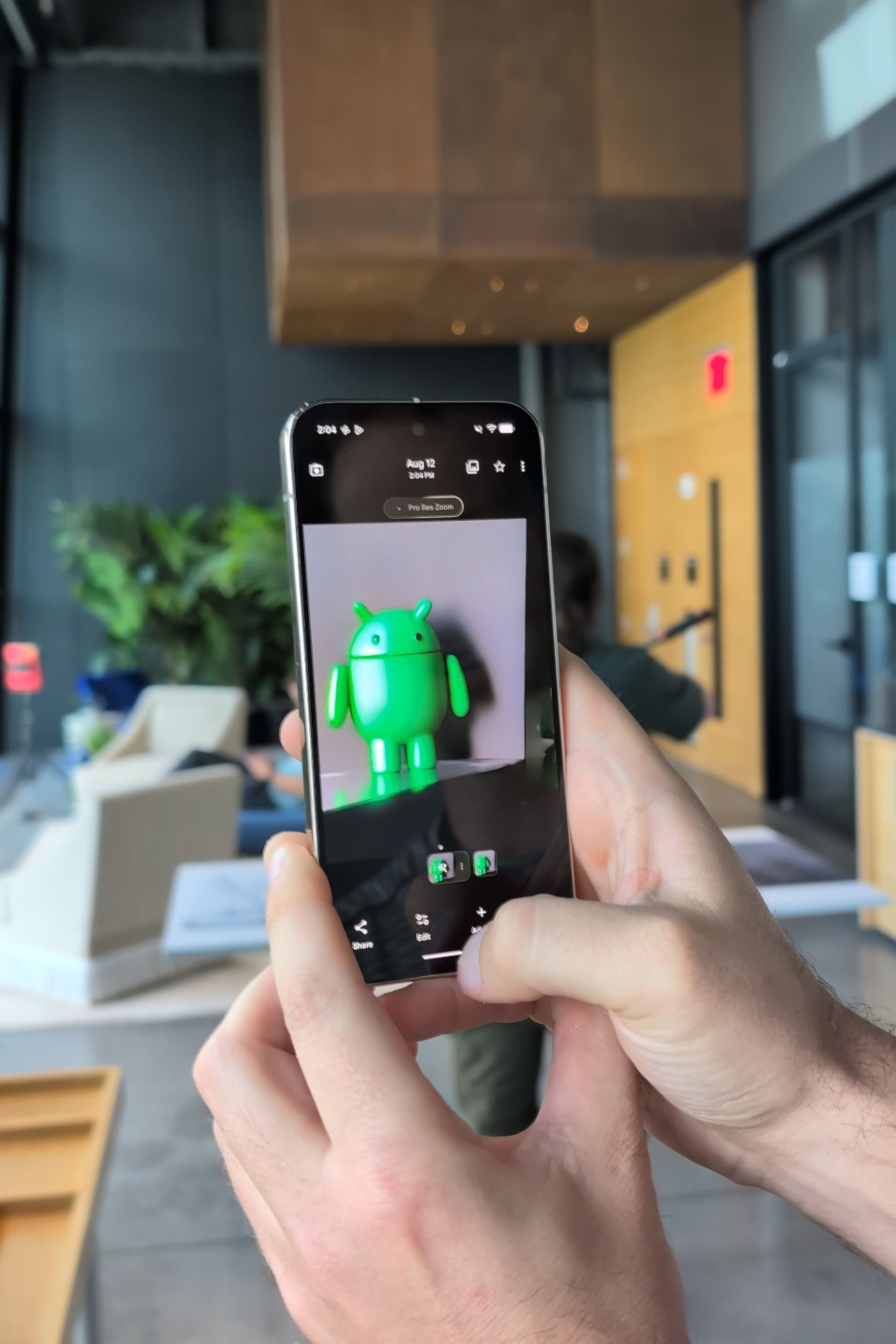 بعد از اعمال قابلیت Pro Res Zoom سری پیکسل ۱۰ 