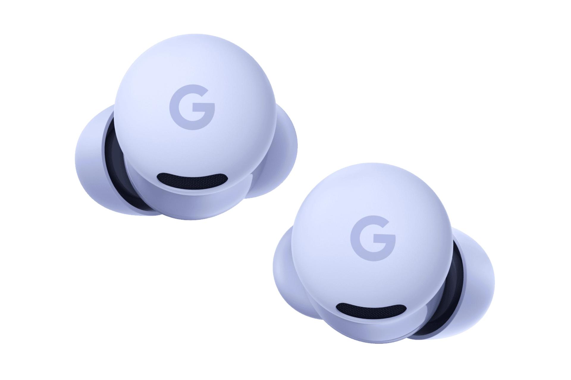 پشت ایرباد بی سیم گوگل پیکسل بادز 2a ارغوانی / Google Pixel Buds 2a