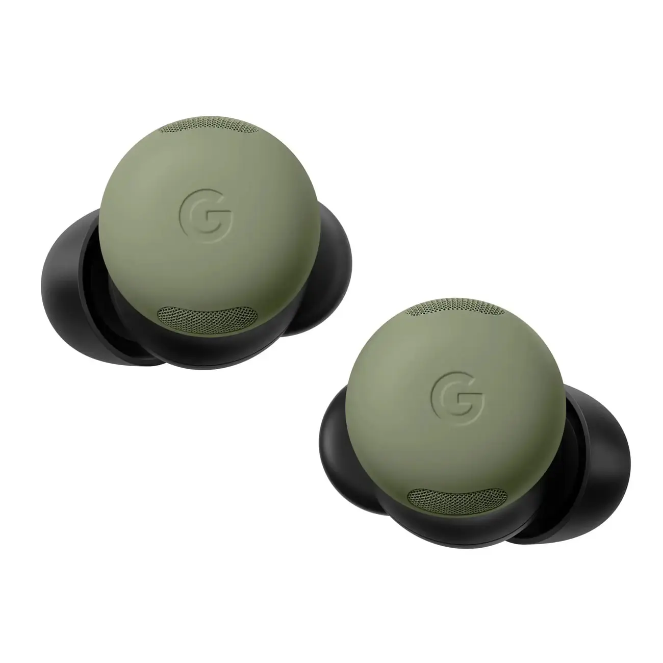 هدفون‌های بی‌سیم گوگل پیکسل بادز ۲ پرو (Google Pixel Buds Pro 2) با رنگ زیتونی