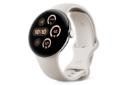 ساعت هوشمند پیکسل واچ 3 گوگل نسخه 41 میلی‌متری نقره ای با بند کرم / Google Pixel Watch 3 41mm