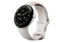 ساعت هوشمند پیکسل واچ 4 گوگل نسخه 41 میلی‌متری نقره ای با بند خاکستری روشن / Google Pixel Watch 4 41mm