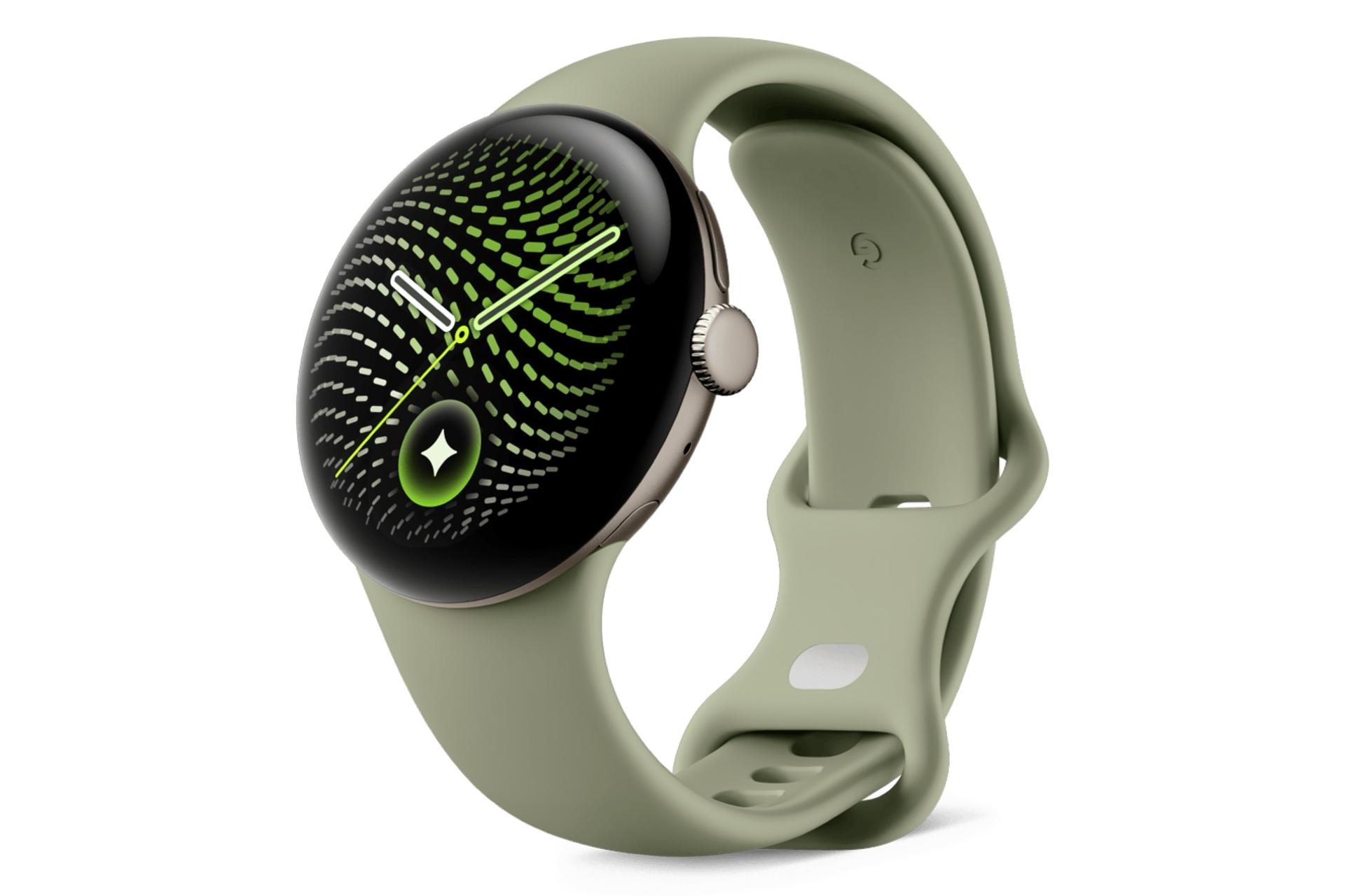 ساعت هوشمند پیکسل واچ 5 گوگل نسخه 41 میلی‌متری زیتونی / Google Pixel Watch 5 41mm