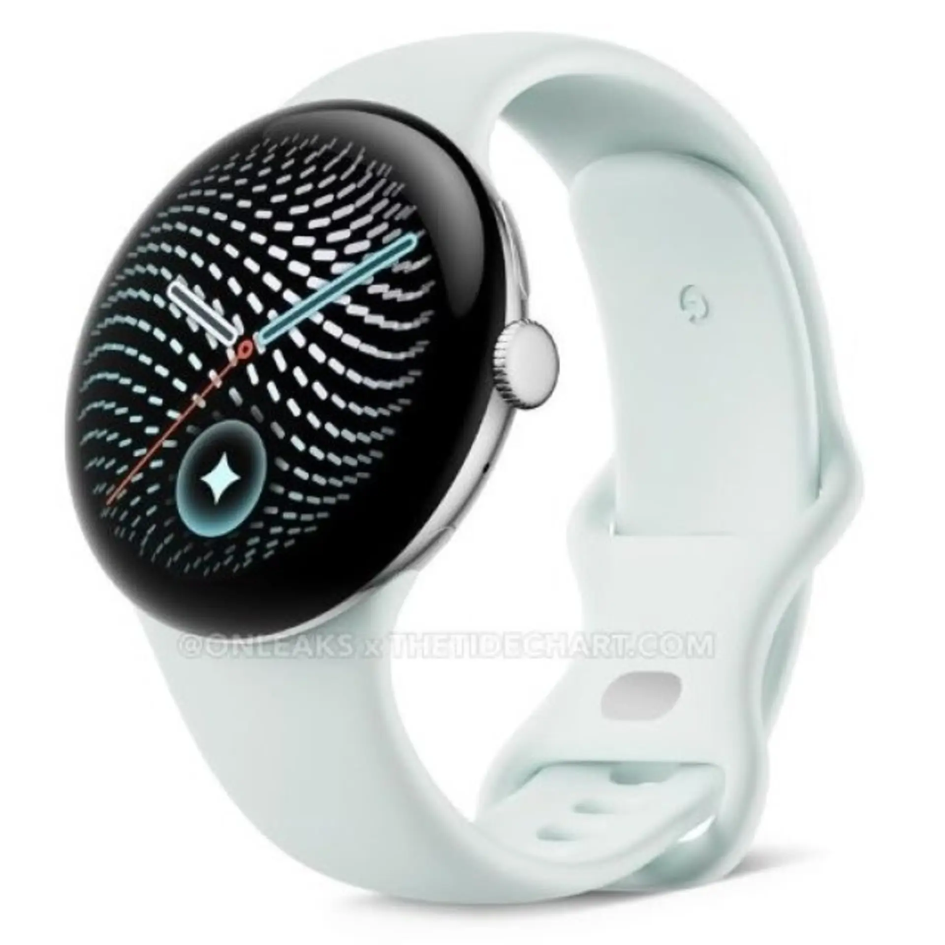 ساعت هوشمند پیکسل واچ ۵ (Pixel Watch 5) با بند سفید
