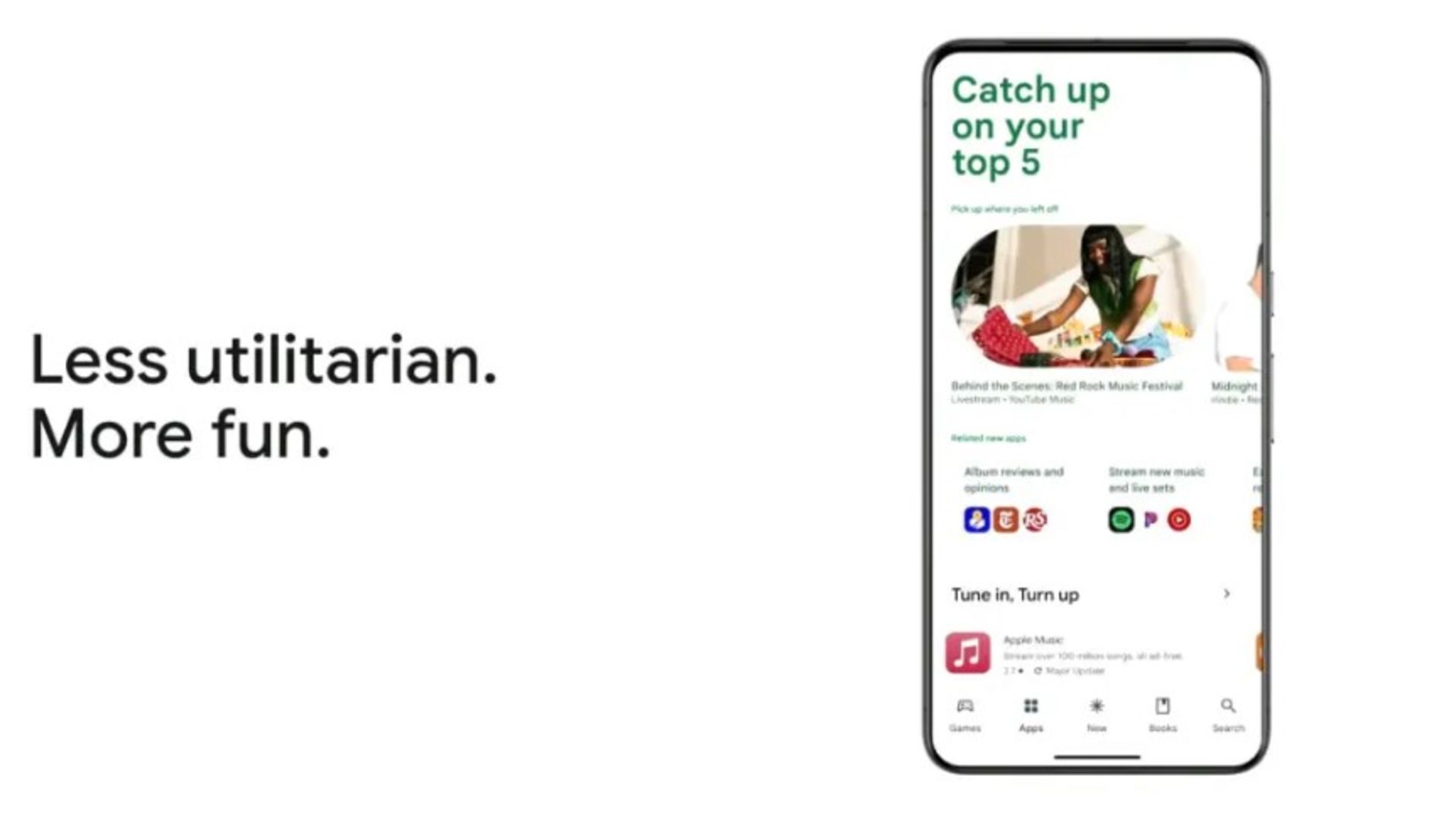 تغییرات طراحی پلی استور گوگل