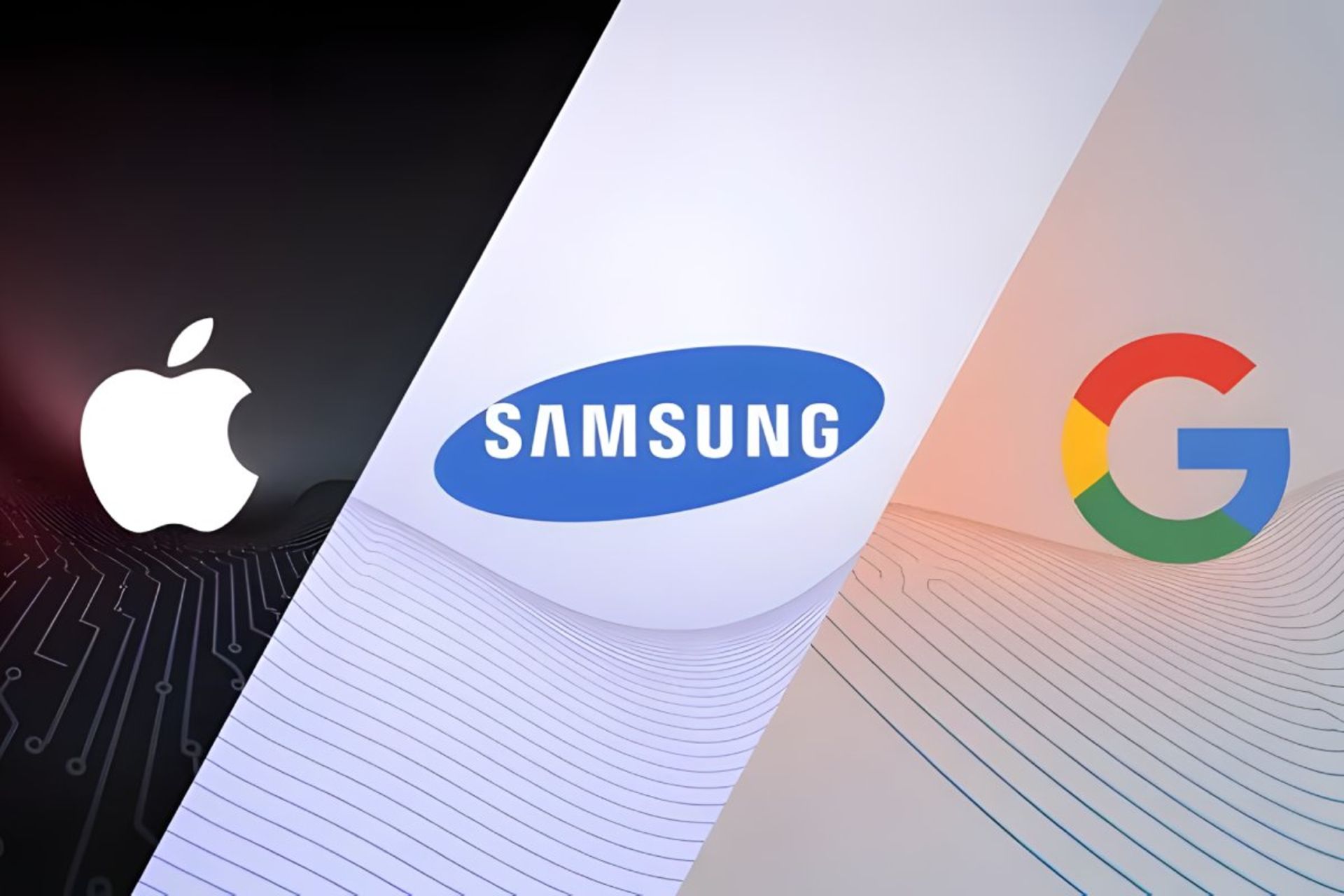 اپل و گوگل و سامسونگ