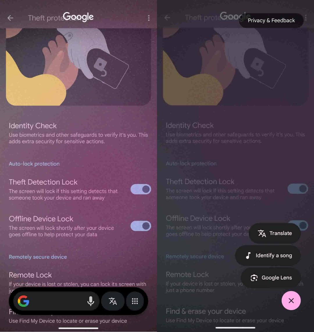 طراحی آزمایشی جدید ویژگی گوگل Circle to Search