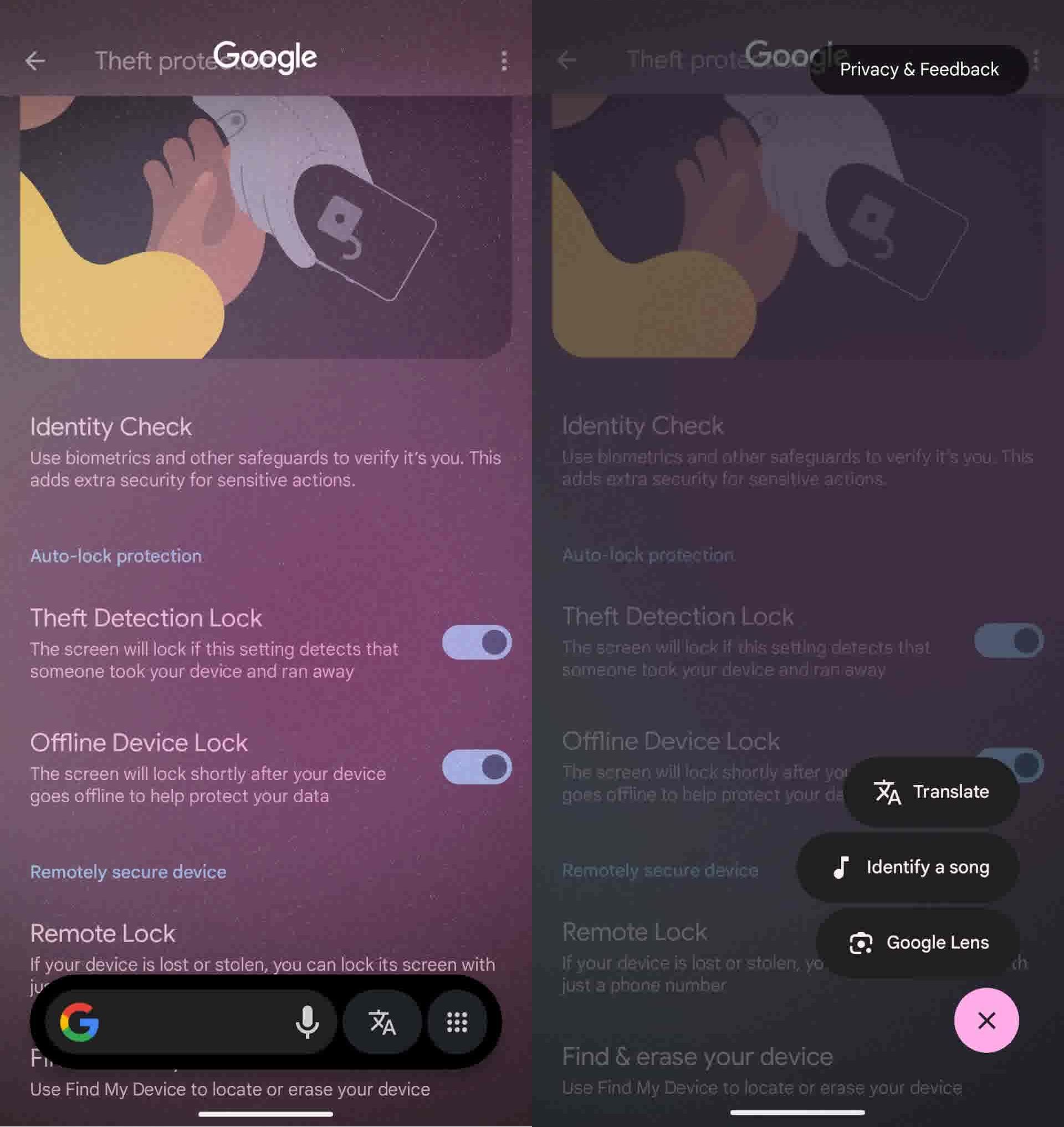 طراحی آزمایشی جدید ویژگی گوگل Circle to Search