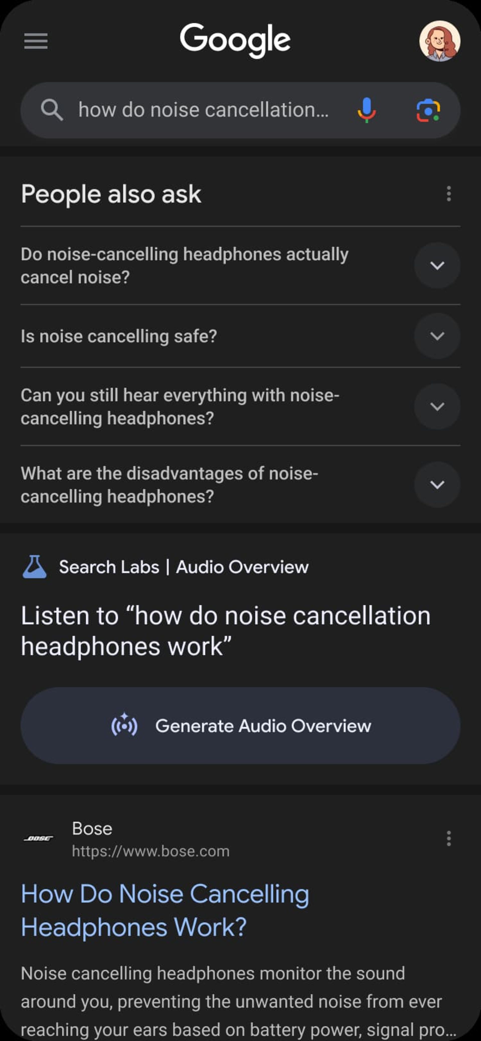 قابلیت Audio Overviews گوگل