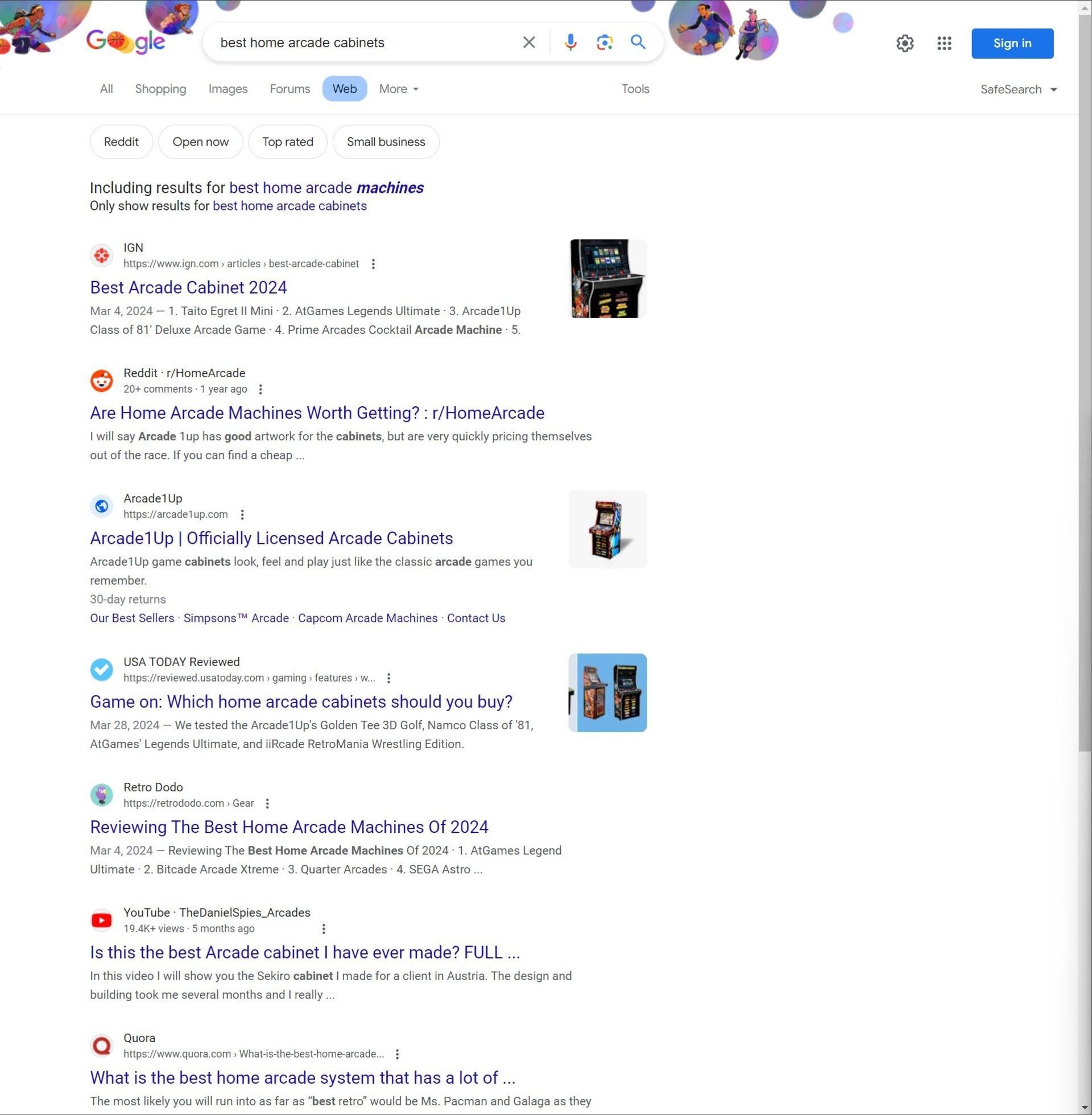تب جدید Web در گوگل