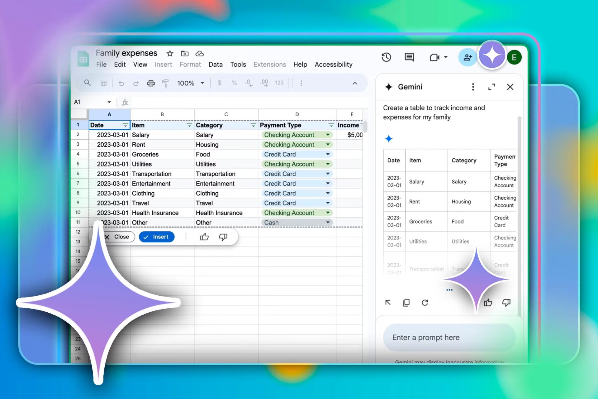 اپلیکیشن Google Sheets حالا به‌لطف هوش مصنوعی، سریع‌تر و کارآمدتر از گذشته است