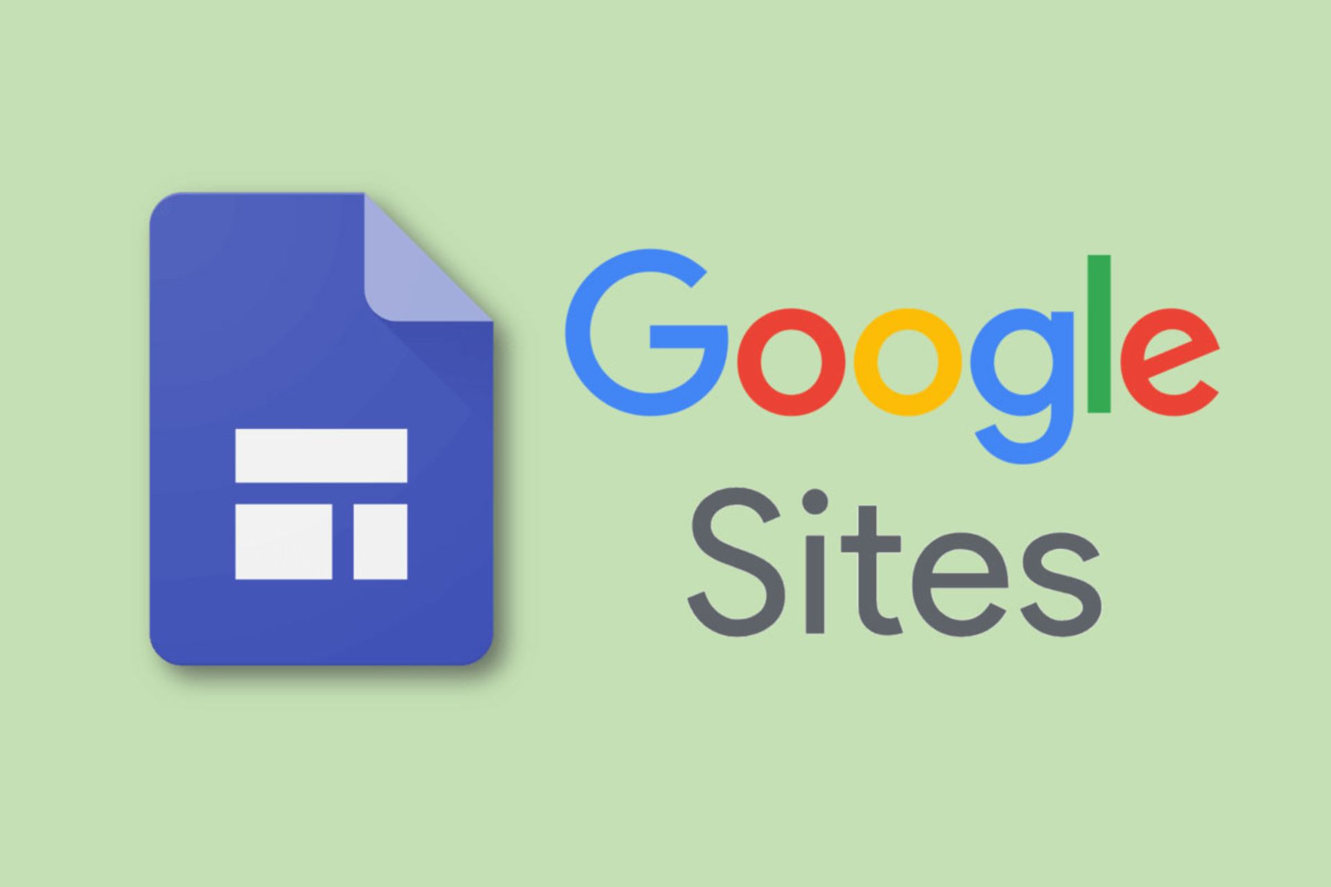 لوگو Google Sites