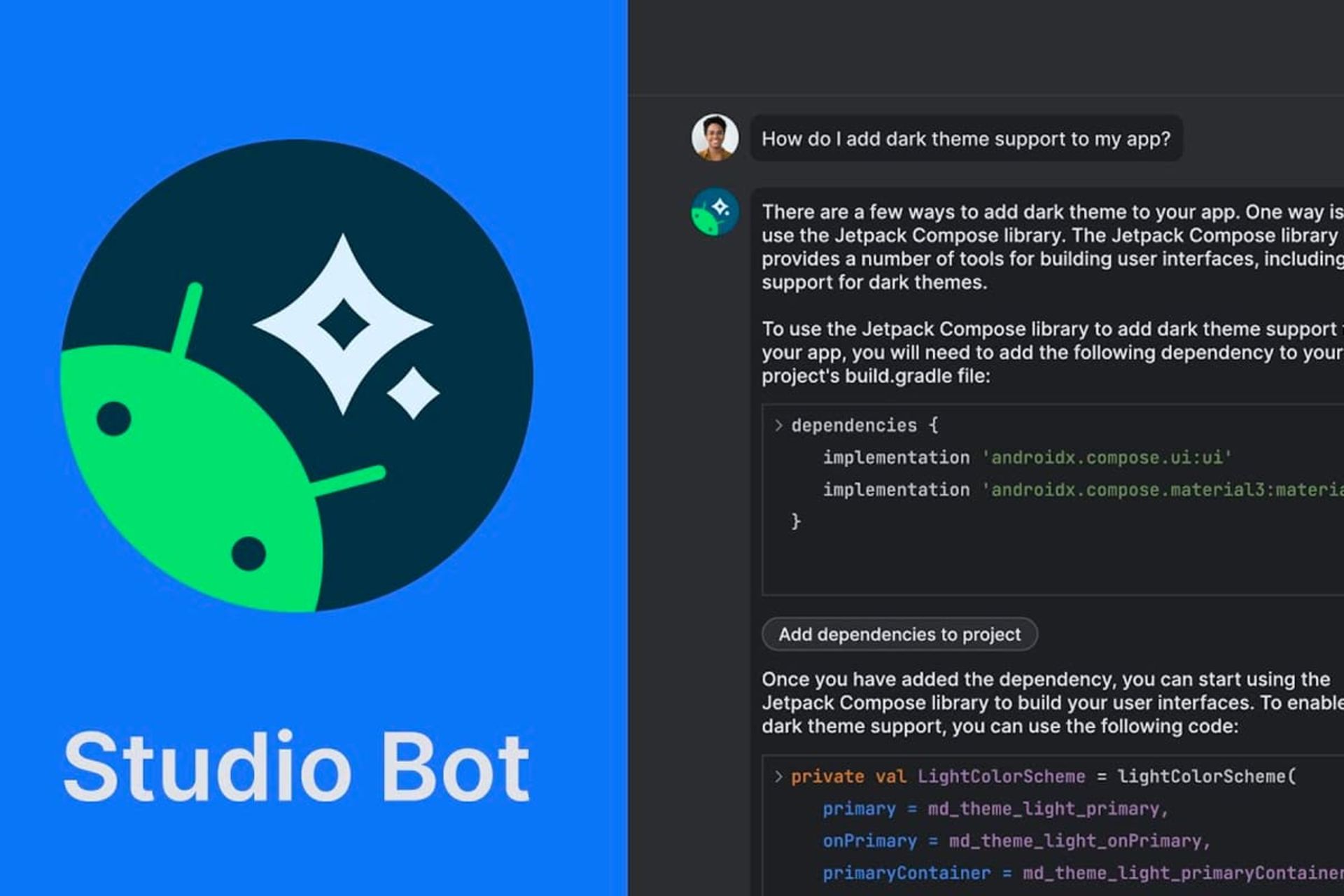 آیکون استودیو بات / Studio Bot گوگل