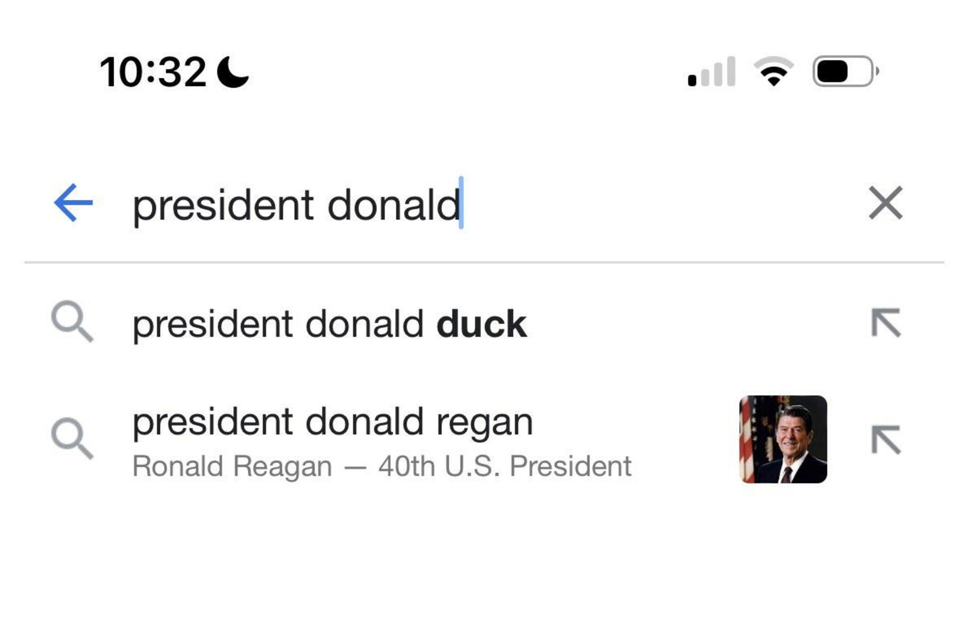 نتایج جستجوی عجیب گوگل هنگام جستجوی مرتبط با دونالد ترامپ
