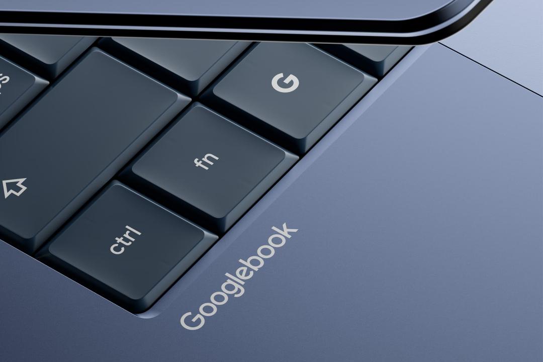 گوگل بوک / Googlebook از نمای نزدیک کیبورد