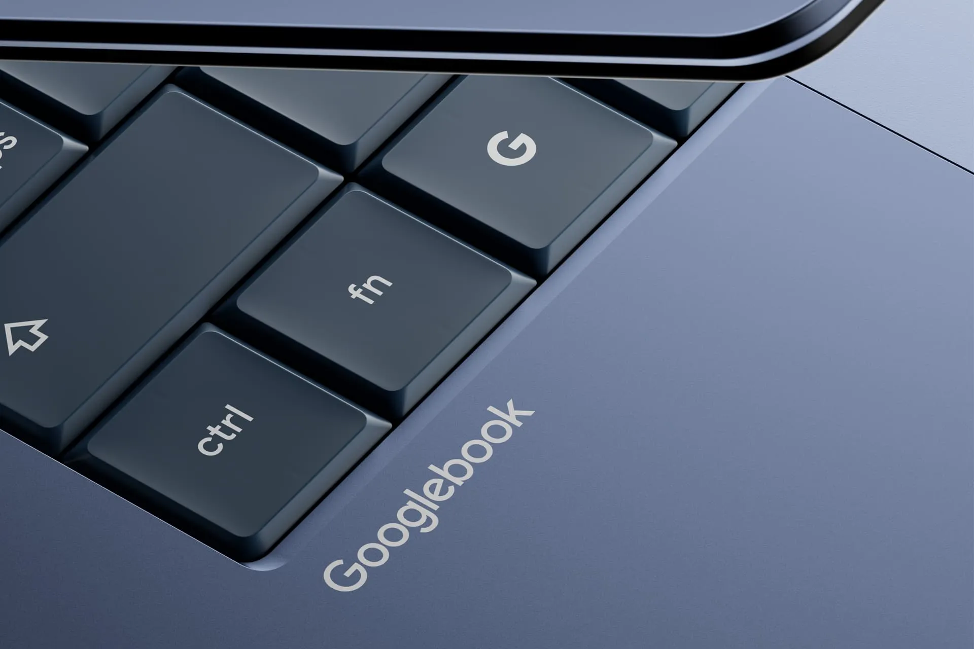گوگل بوک / Googlebook از نمای نزدیک کیبورد