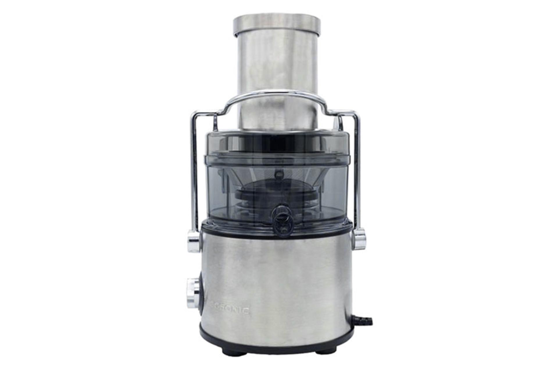 نمای پشت آبمیوه گیری گوسونیک تک کاره Gosonic GSJ-917 استیل ضد زنگ