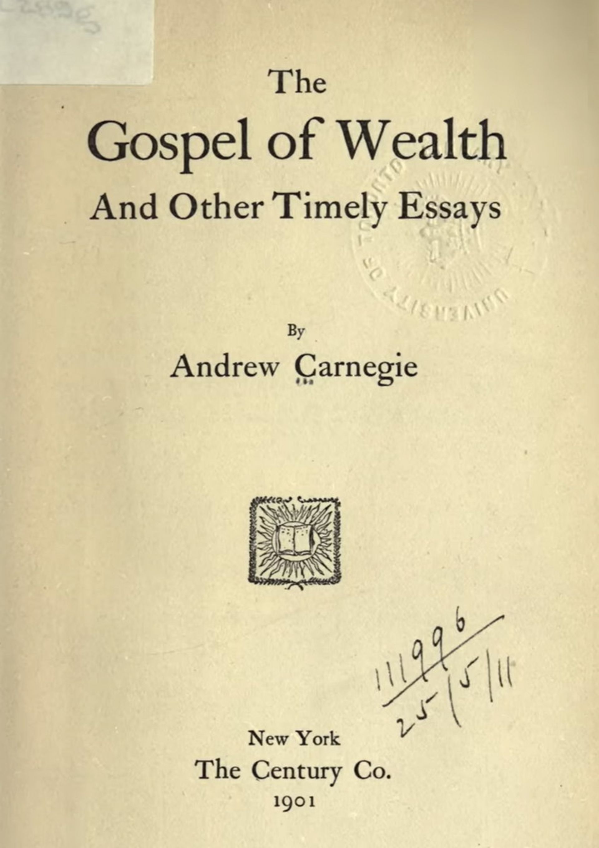 کتاب انجیل ثروت اندرو کارنگی