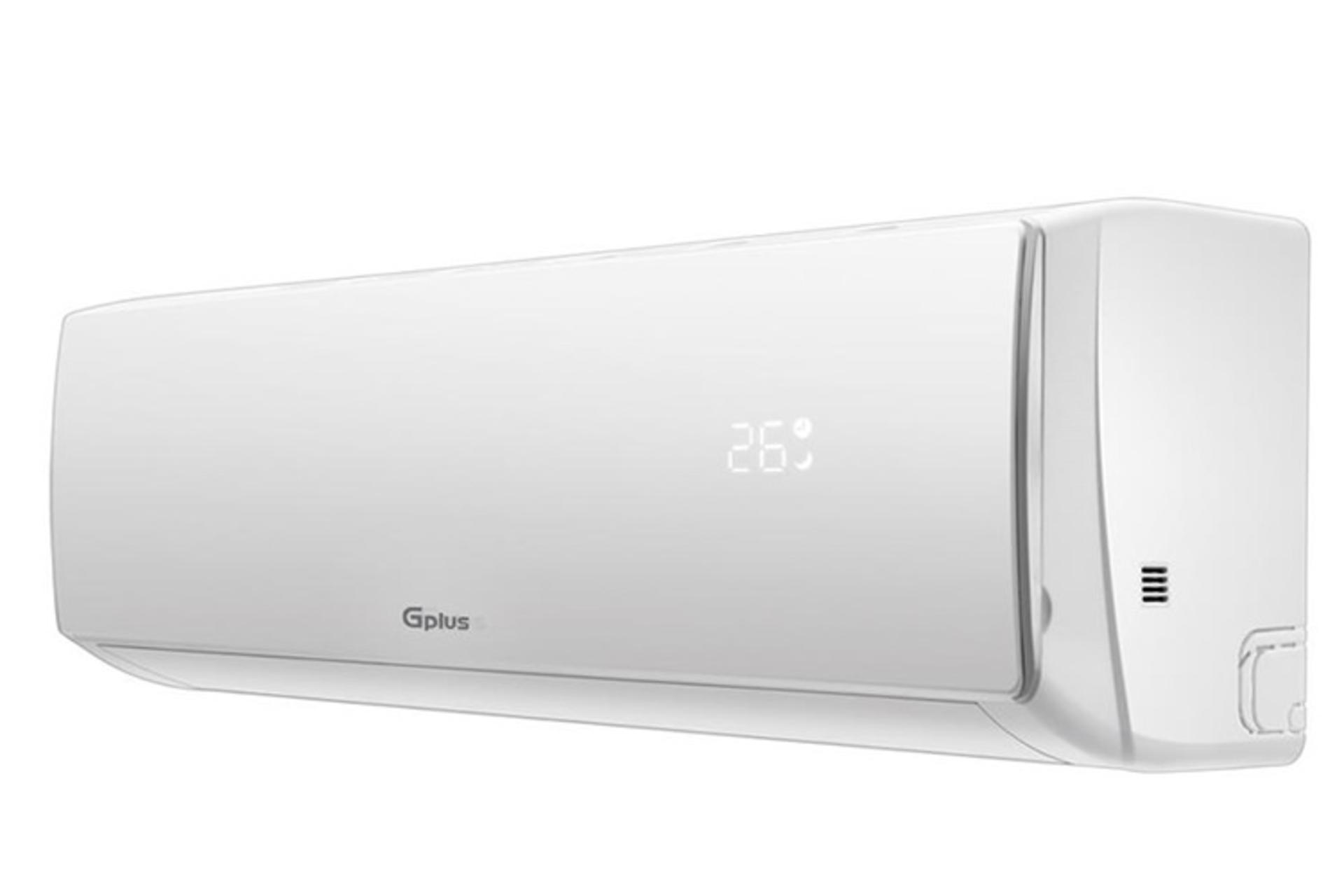 کولر گازی جل پلاس Gplus GAC-TF30EL3A نمای جلو و جانبی