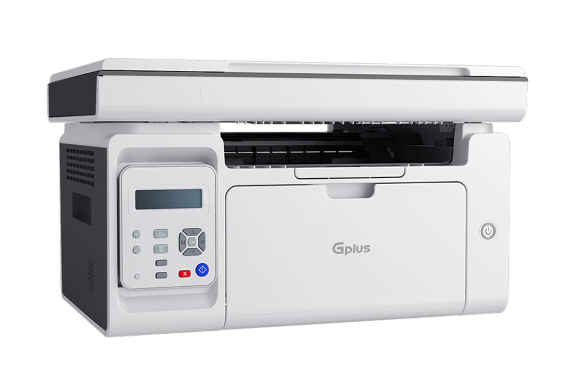 پرینتر جی پلاس Gplus GP-G323N نمای جلو و چپ