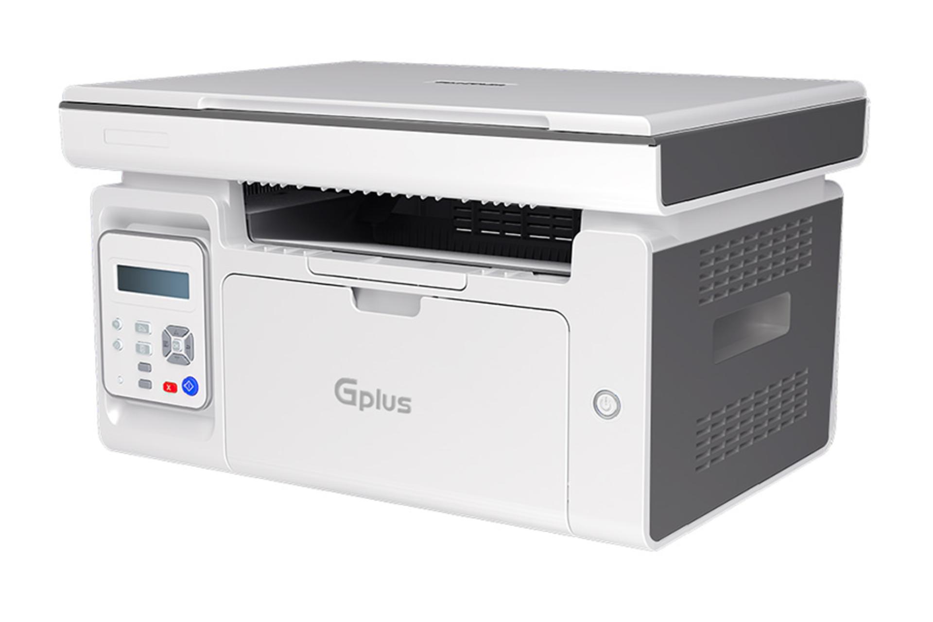 پرینتر جی پلاس Gplus GP-G323N نمای جلو و راست