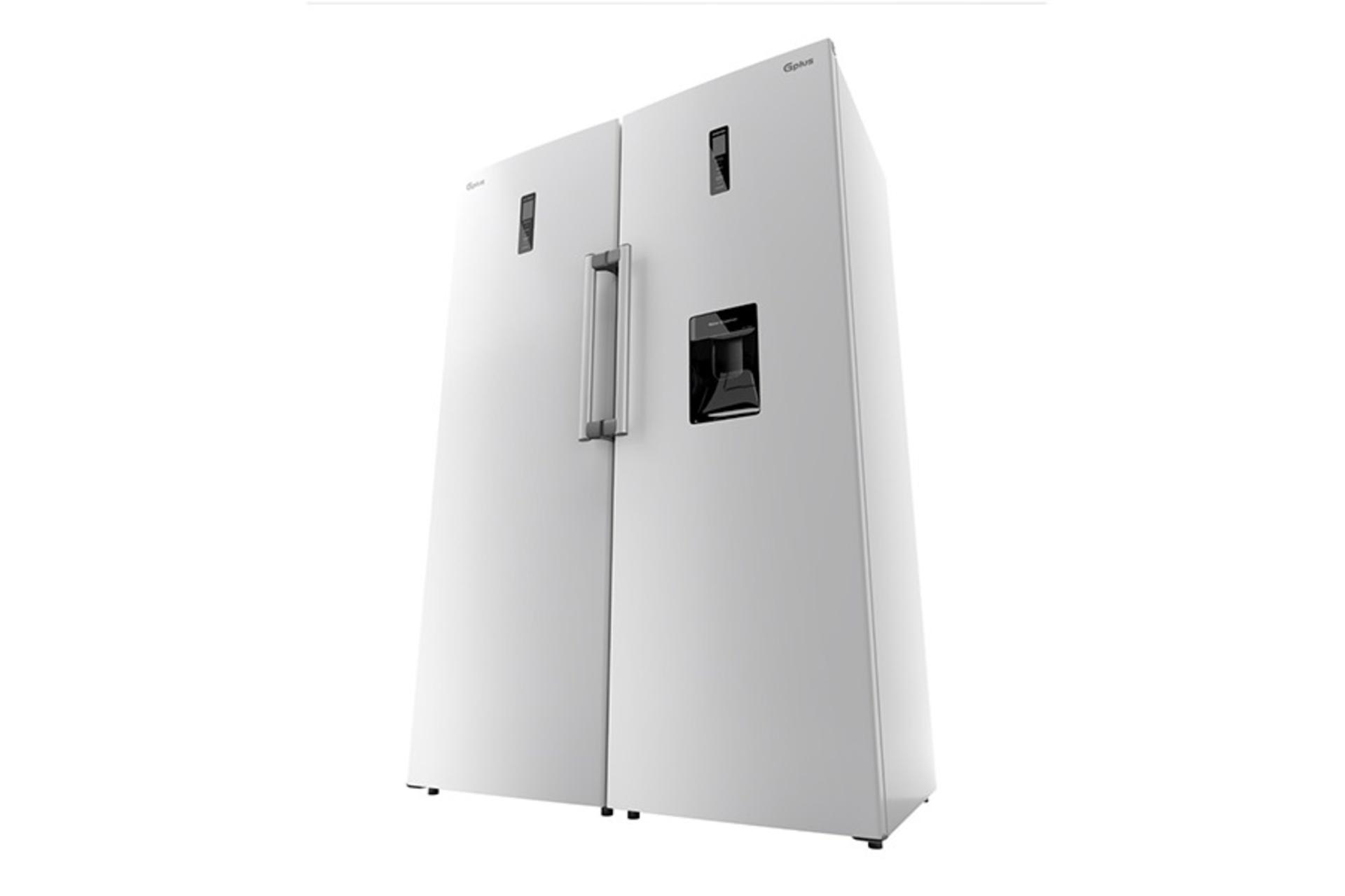 یخچال فریزر جی پلاس Gplus GRF-P2730 نمای پایین به بالا رنگ سفید