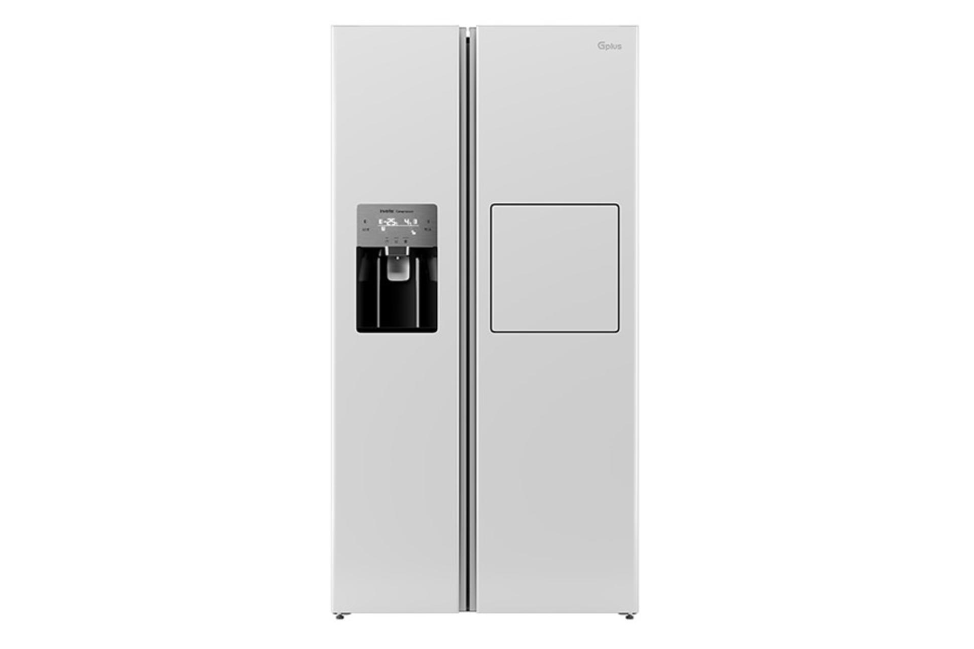 یخچال فریزر جی پلاس Gplus GSS-P7920 نمای جلو رنگ سفید