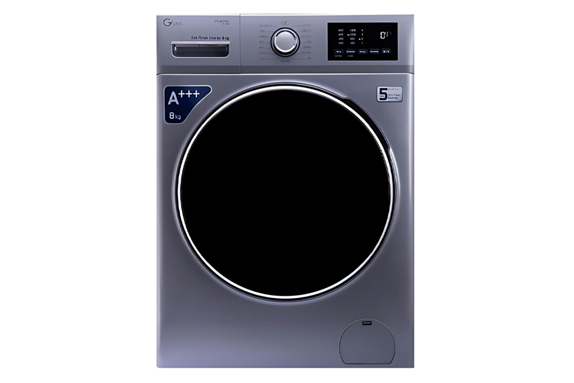 ماشین لباسشویی جی پلاس GWM-K8220 نمای جلو