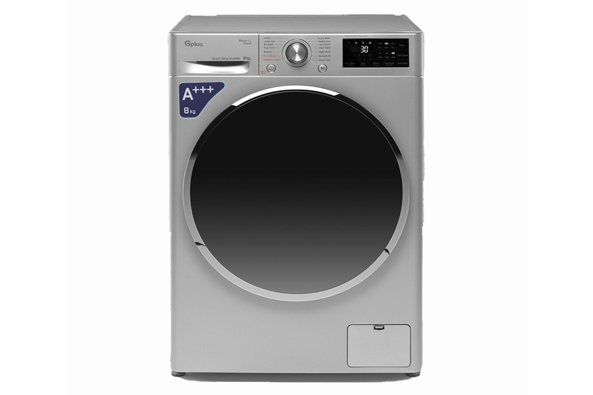 ماشین لباسشویی جی پلاس GWM-R880 نمای روبرو