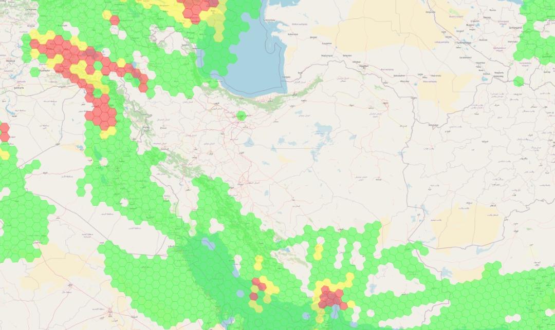 اختلال gps ۲۹ تیر