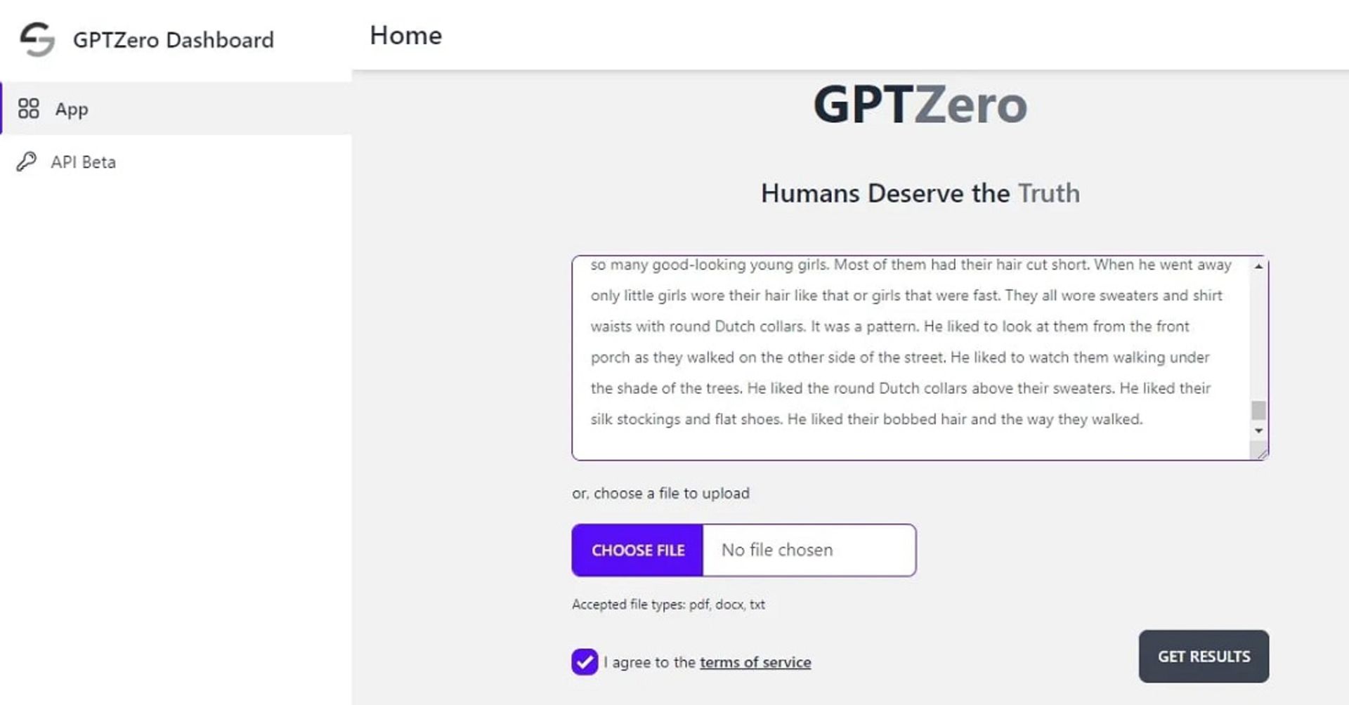 ابزار تشخیص متنی هوش مصنوعی gptzero