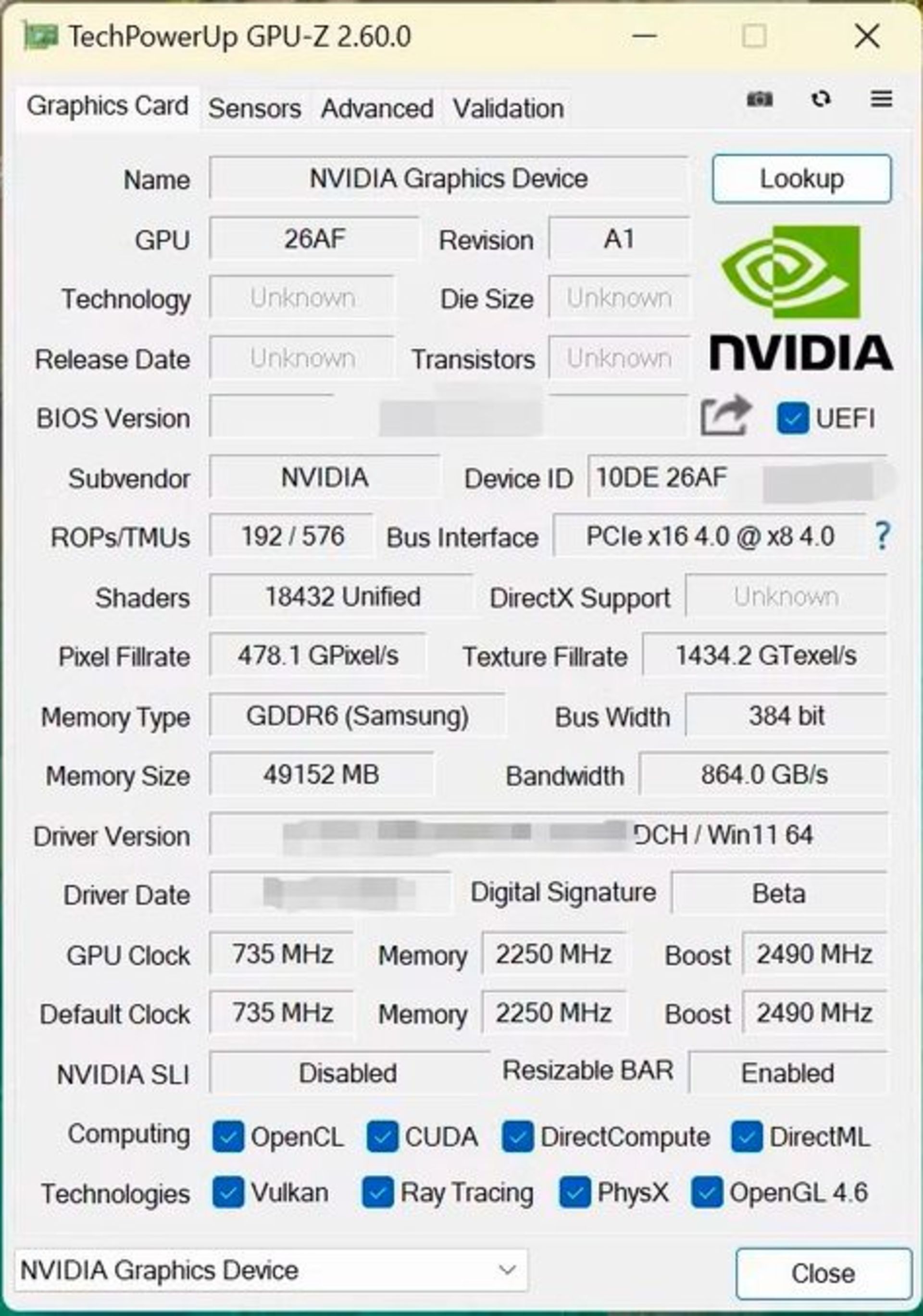 گرافیک انویدیا RTX Titan-ADA