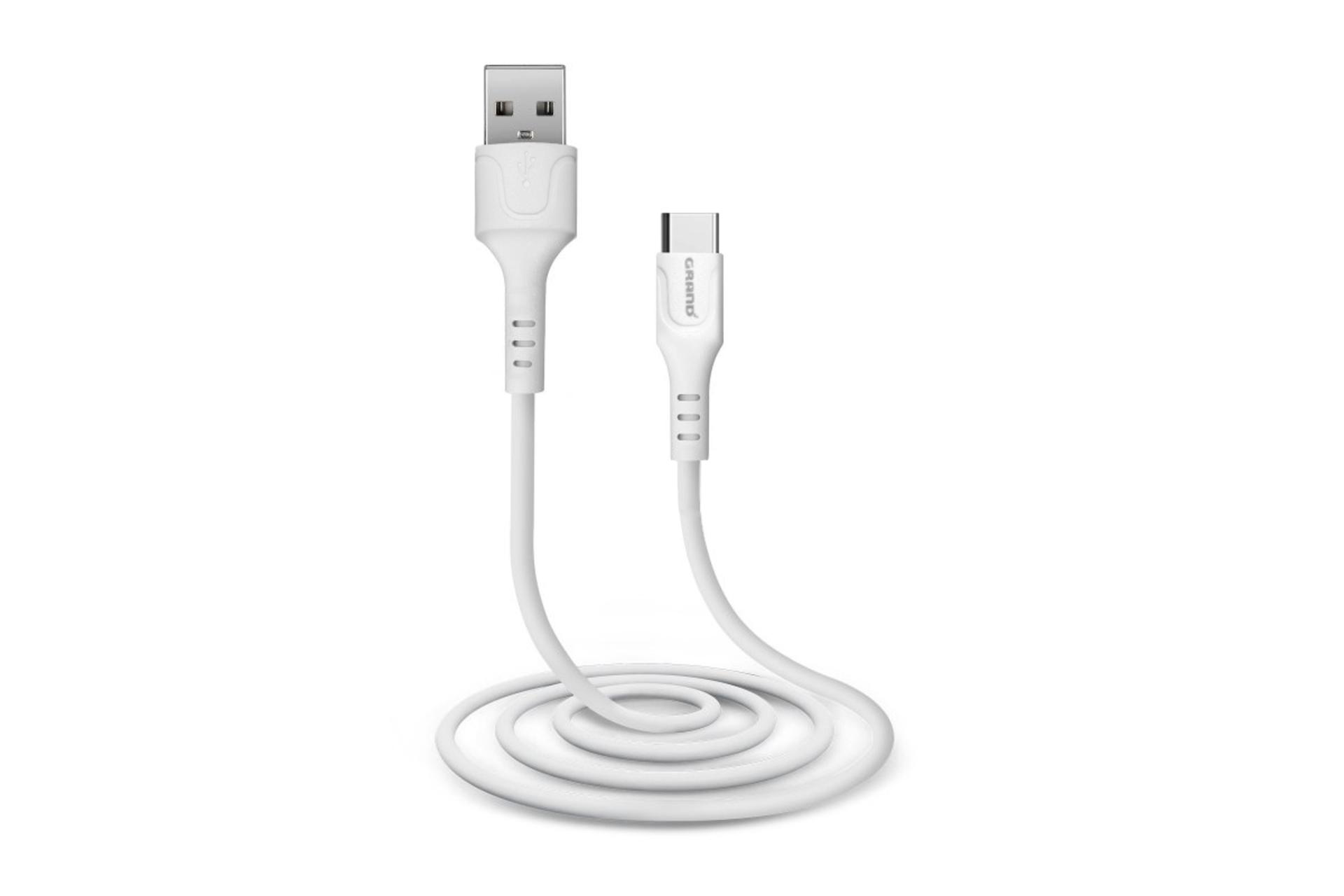 کابل شارژ USB گرند اسکای Type-A به Type-C مدل GK-07 با طول 1 متر
