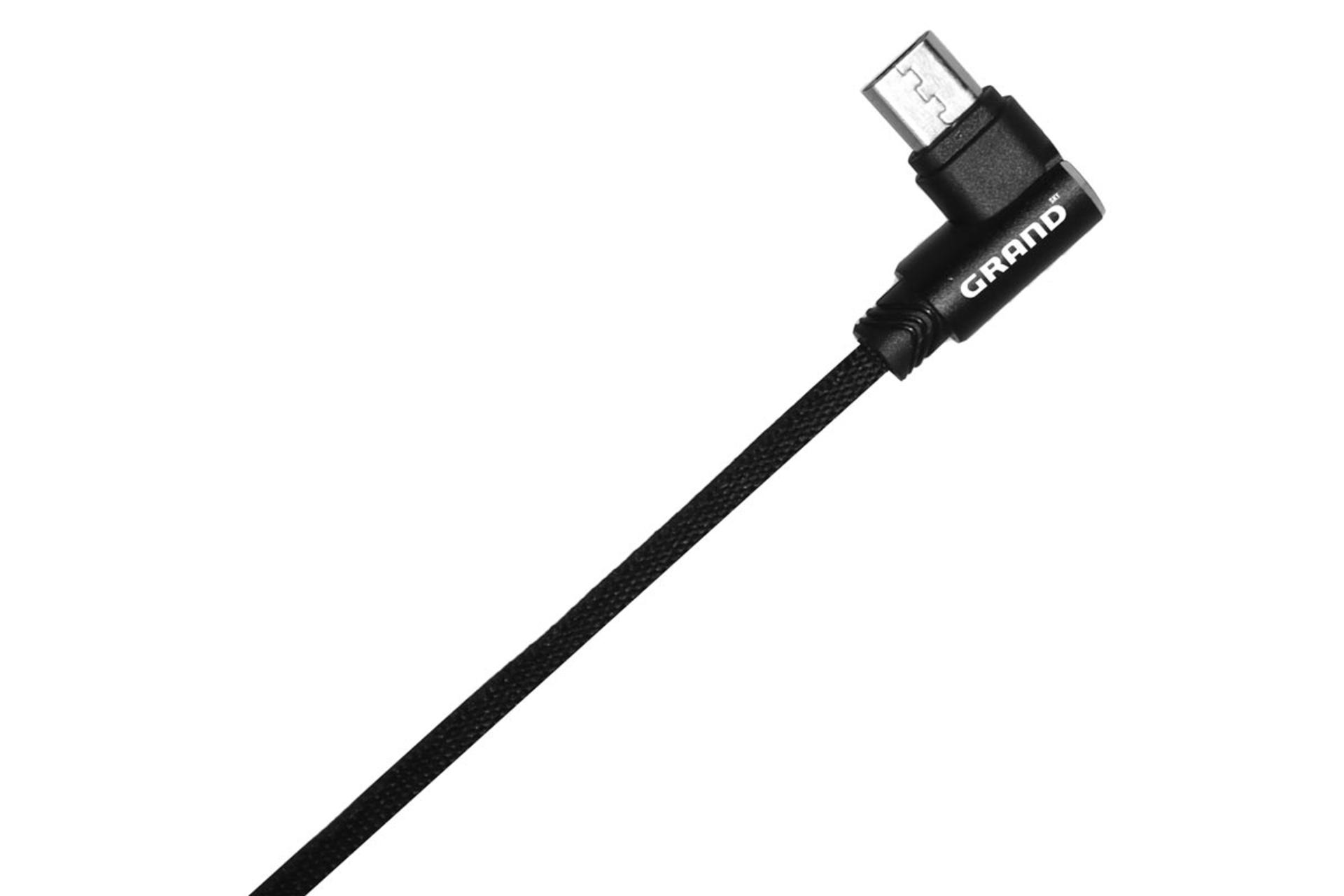 کانکتور و اتصال کابل شارژ USB گرند اسکای Type-A به Micro-USB مدل GK-15 با طول 1.2 متر