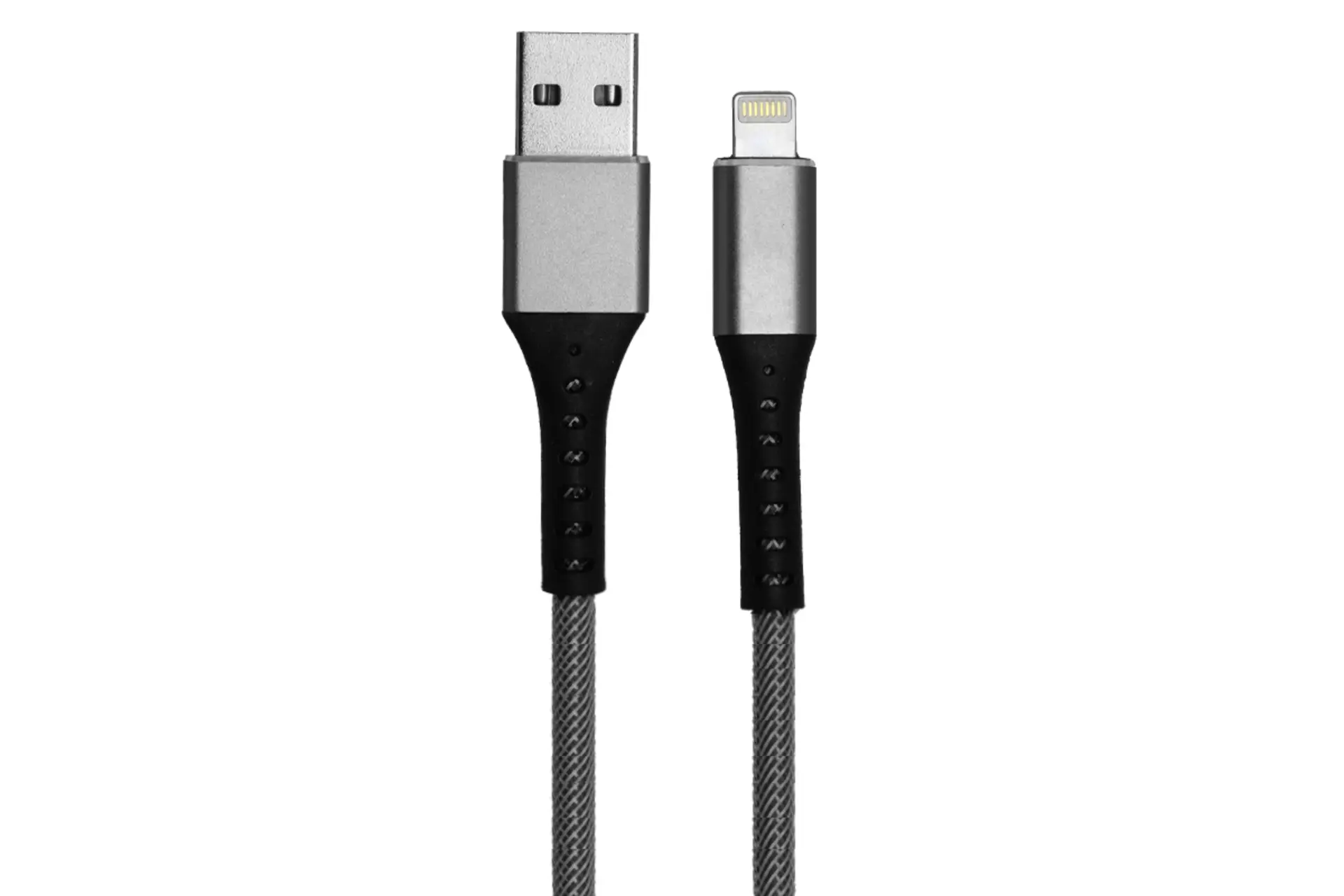 کانکتور و اتصال کابل شارژ USB گرند اسکای Type-A به Lightning مدل KP-02 با طول 0.3 متر