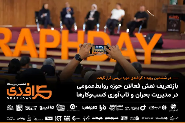 در ششمین رویداد گراف‌دی مورد بررسی قرار گرفت؛ بازتعریف نقش فعالان حوزه روابط‌عمومی در مدیریت بحران و تاب‌آوری کسب‌وکارها