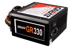 ابعاد و اندازه پاور کامپیوتر گریت GR330 با توان 330 وات