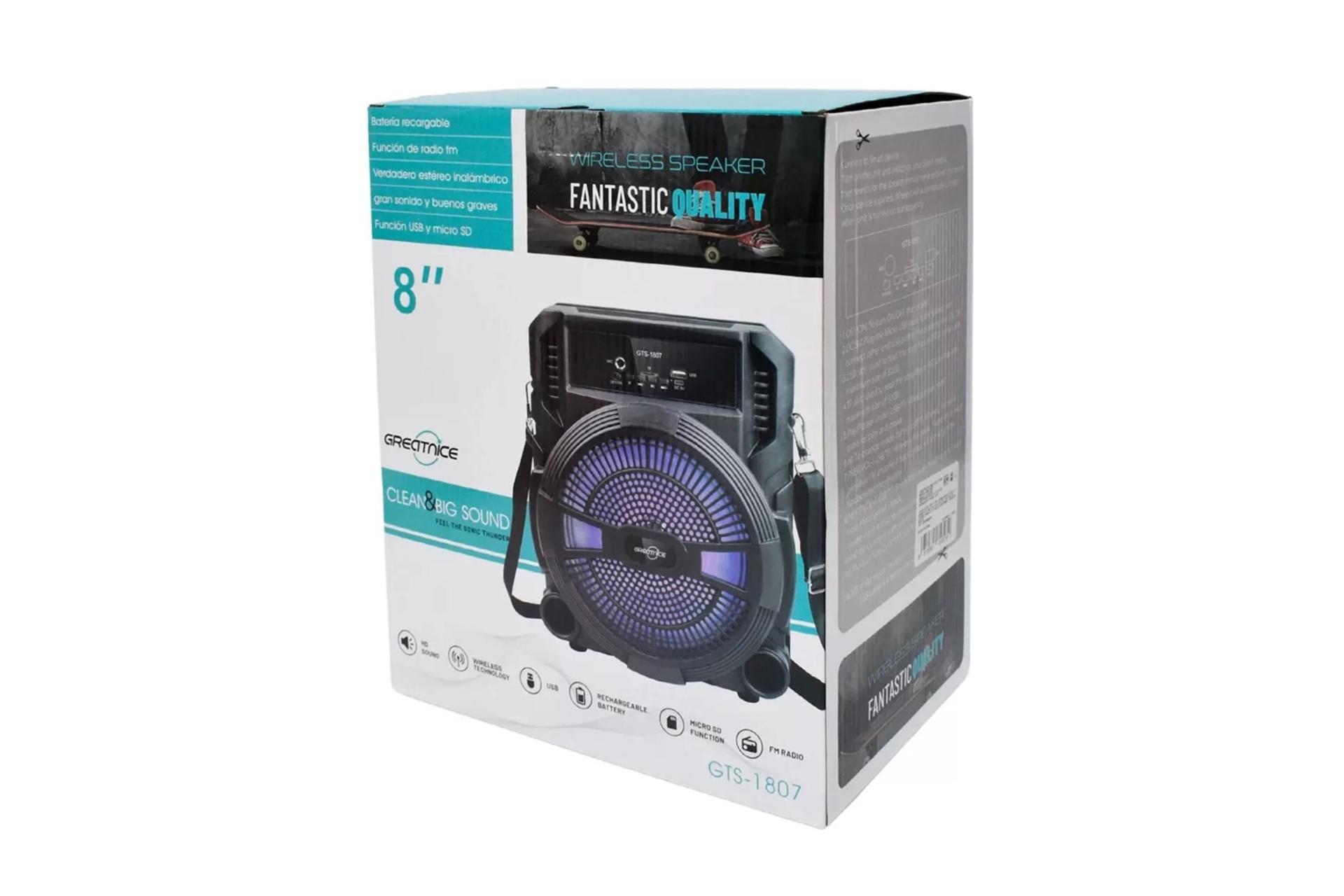 جعبه اسپیکر گریت نایس GTS-1807